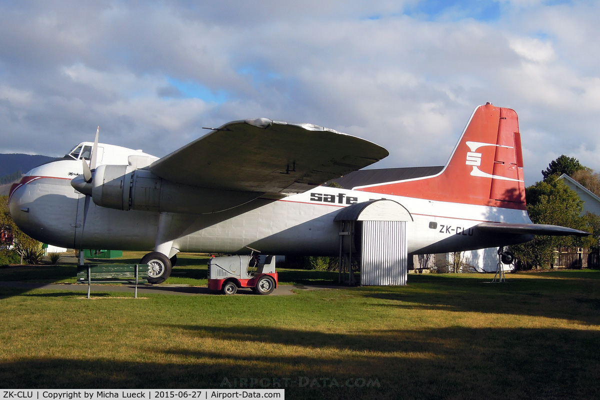 ZK-CLU, Bristol 170 Freighter Mk.31M C/N 13156, At Founders Heritage Park, Nelson