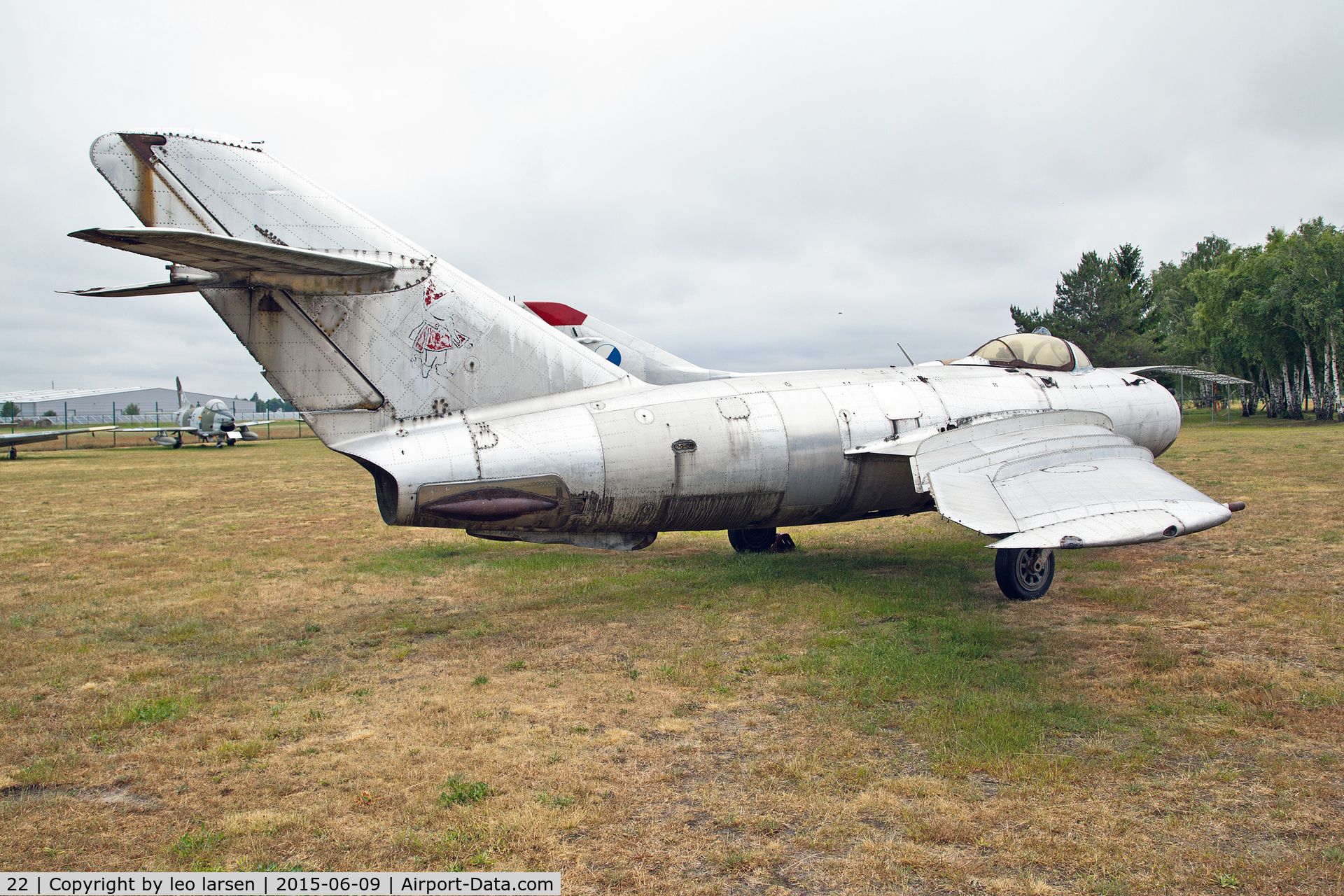 22, Mikoyan-Gurevich MiG-17 C/N 541684, Flugplatzmuseum Cottbus 9.6.15