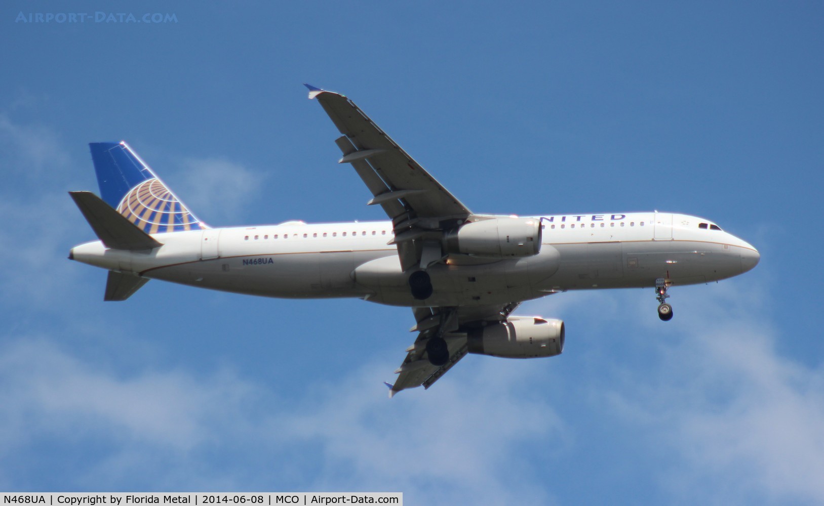 N468UA, 2000 Airbus A320-232 C/N 1363, United A320