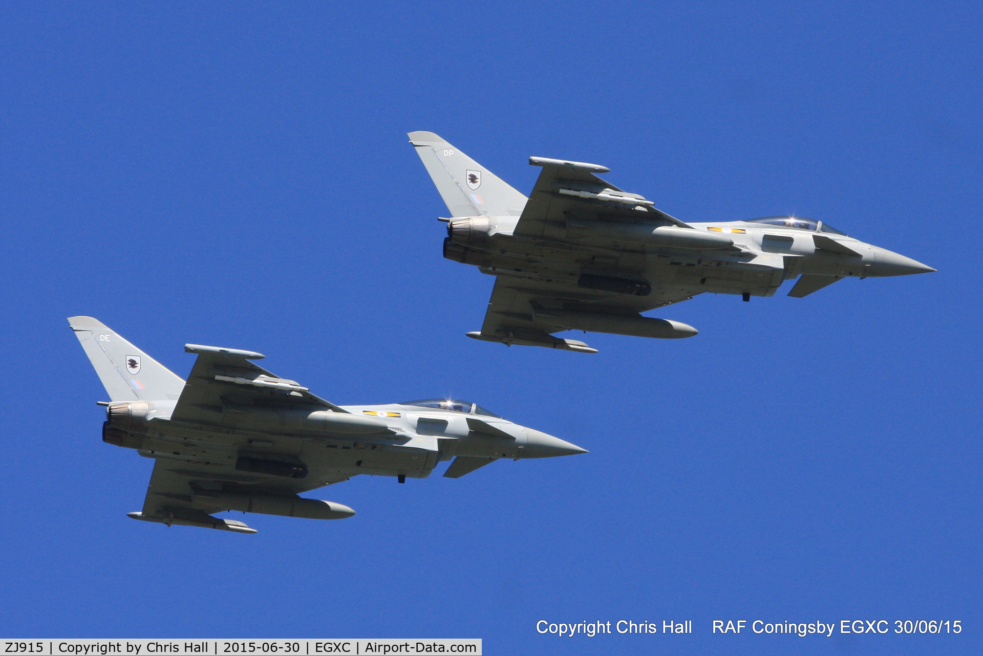 ZJ915, 2005 Eurofighter EF-2000 Typhoon FGR4 C/N 0053/BS006, RAF 11 Sqn now coded DP