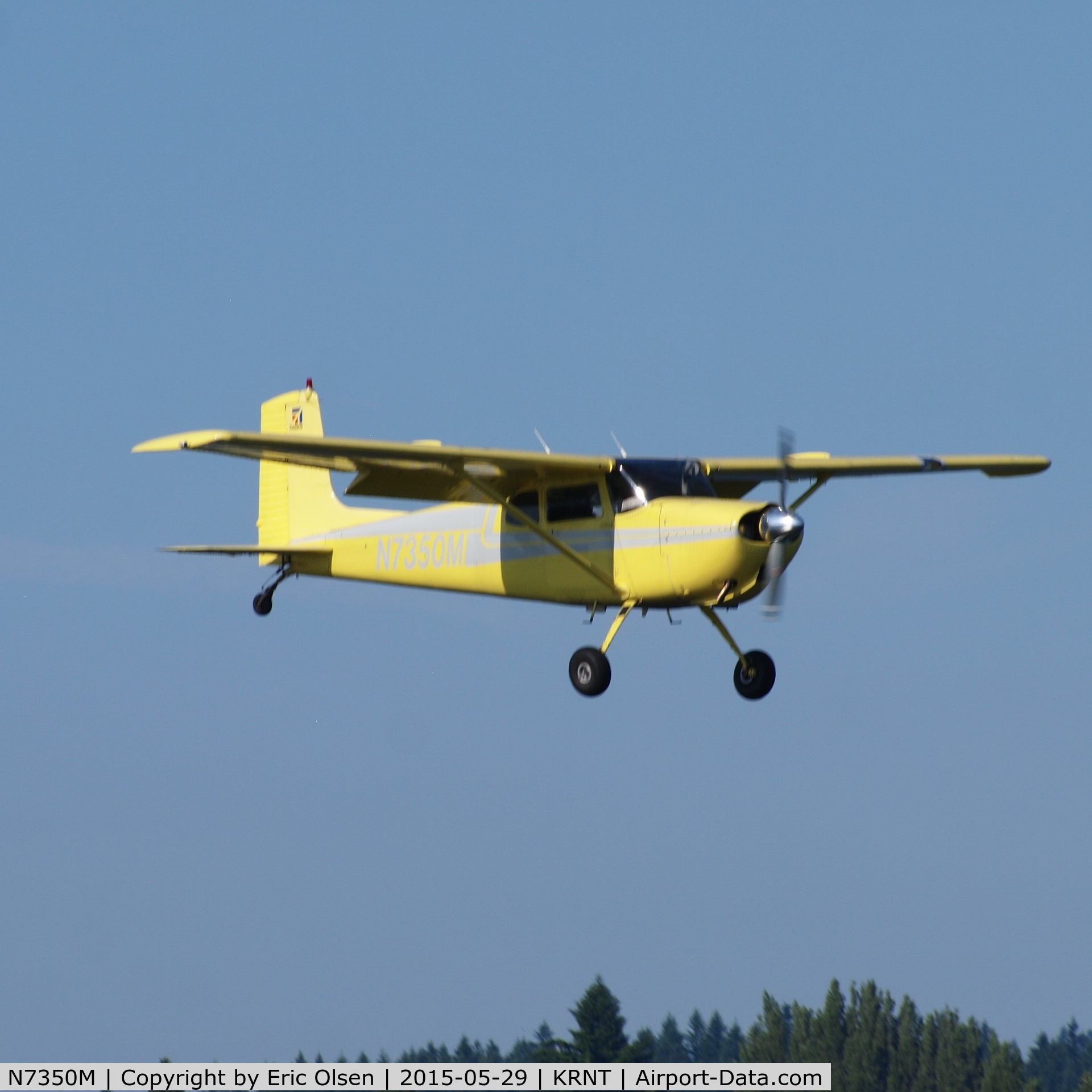 N7350M, 1958 Cessna 175 Skylark C/N 55650, N7350M coming into RNT