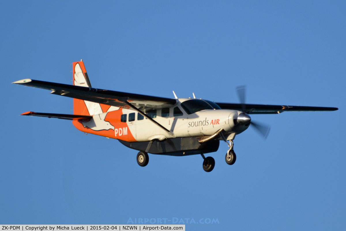 ZK-PDM, Cessna 208 Caravan 1 C/N 20800240, At Wellington