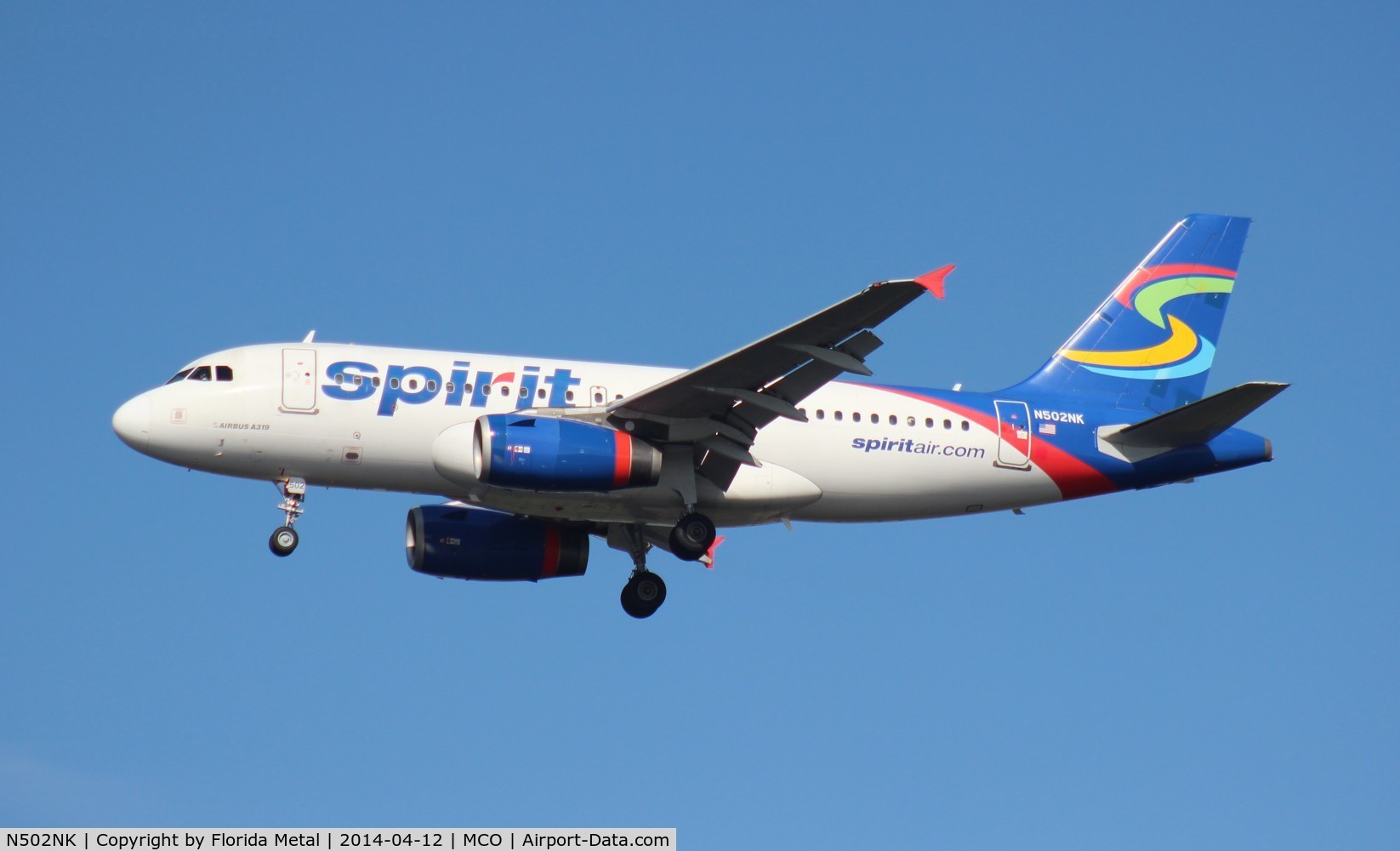 N502NK, 2005 Airbus A319-132 C/N 2433, Spirit