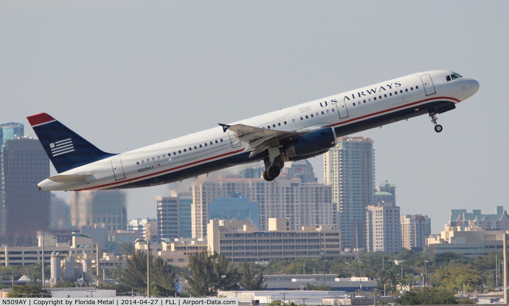 N509AY, 2009 Airbus A321-231 C/N 3796, US Airways