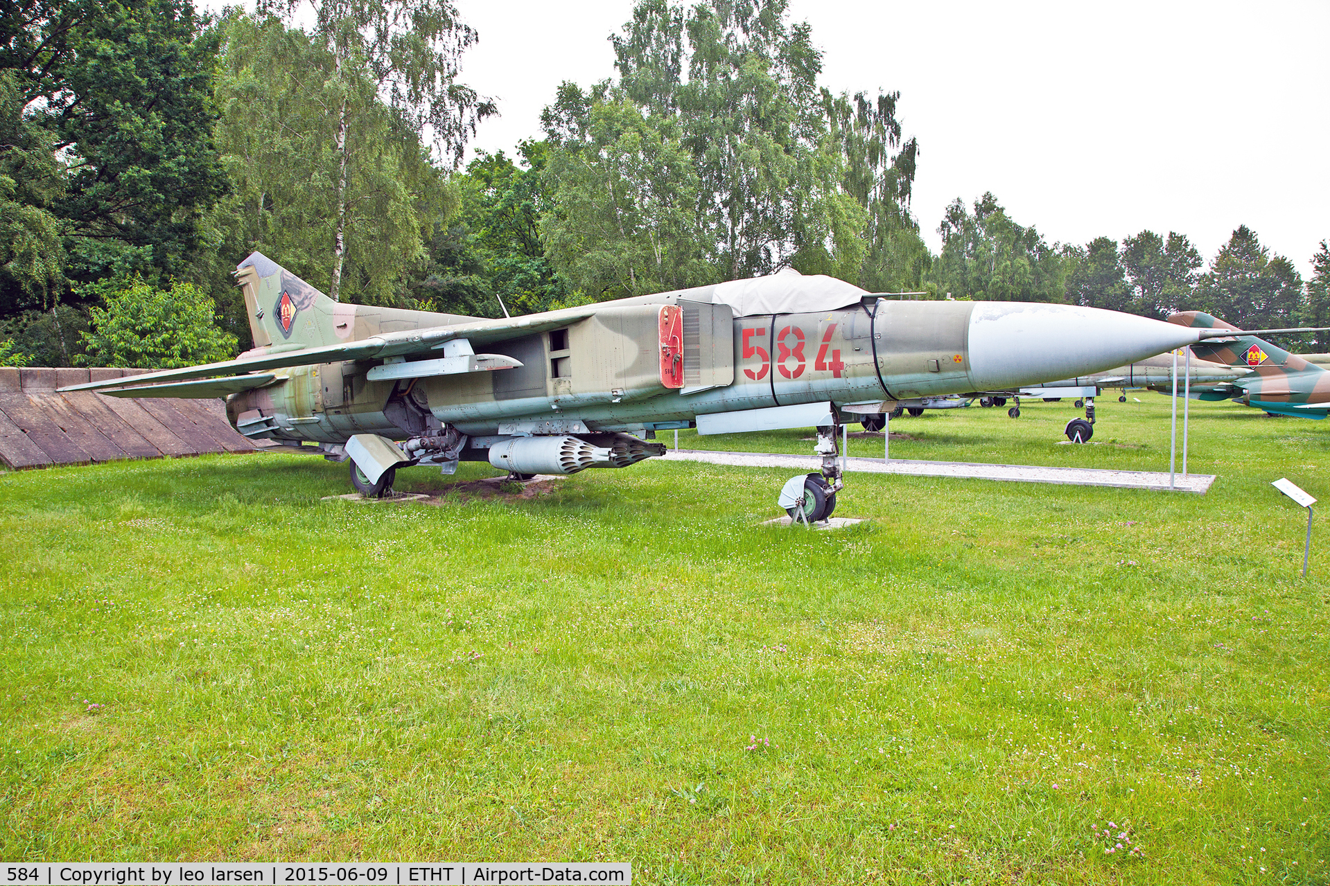 584, 1978 Mikoyan-Gurevich MiG-23MF C/N 03902 13098, Flugplatzmusuum Cottbus 9.6.15