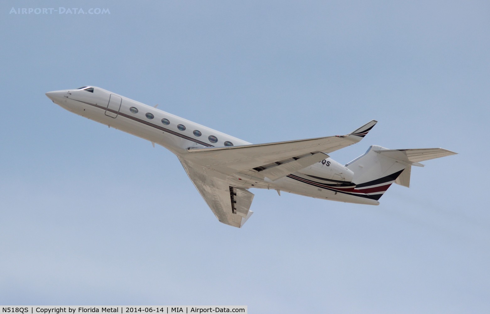 N518QS, 2005 Gulfstream Aerospace GV-SP (G550) C/N 5075, Net Jets