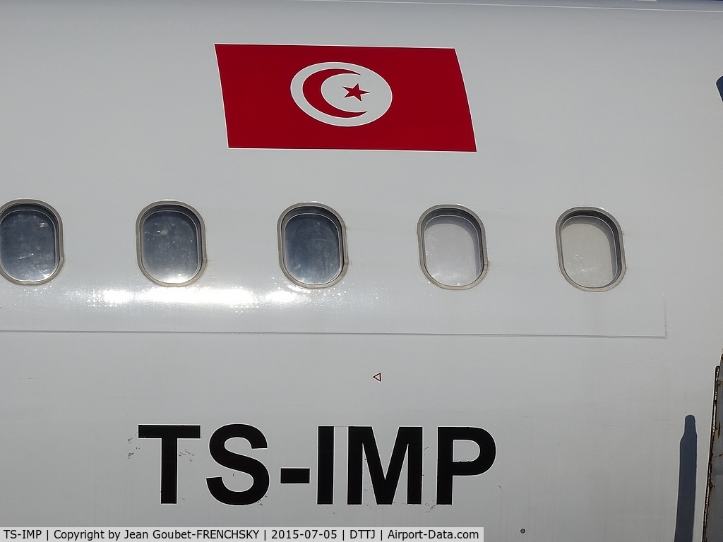 TS-IMP, 2002 Airbus A320-211 C/N 1700, TU6254 to BOD
