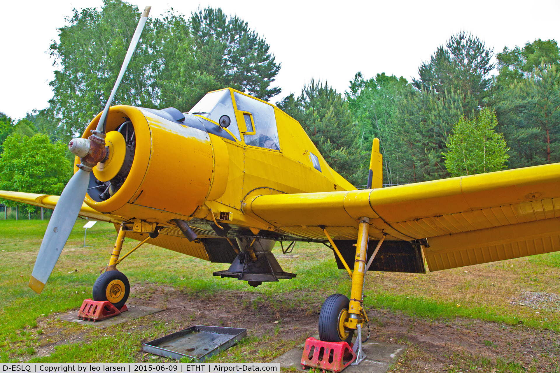 D-ESLQ, 1972 Let Z-37A Cmelak C/N 14-20, Flugplatzmuseum Cottbus 9.6.15