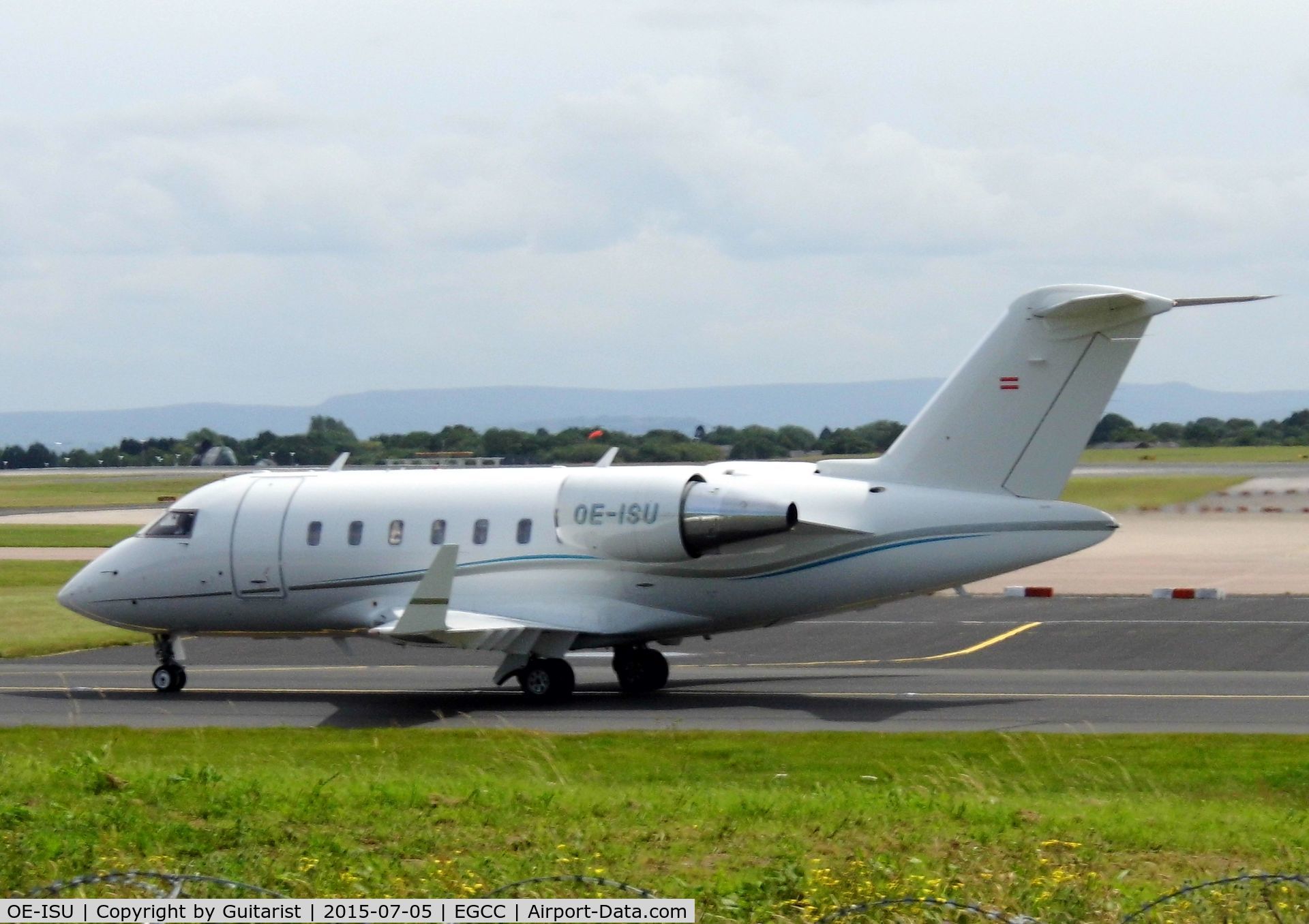 OE-ISU, 2008 Bombardier Challenger 605 (CL-600-2B16) C/N 5764, At Manchester
