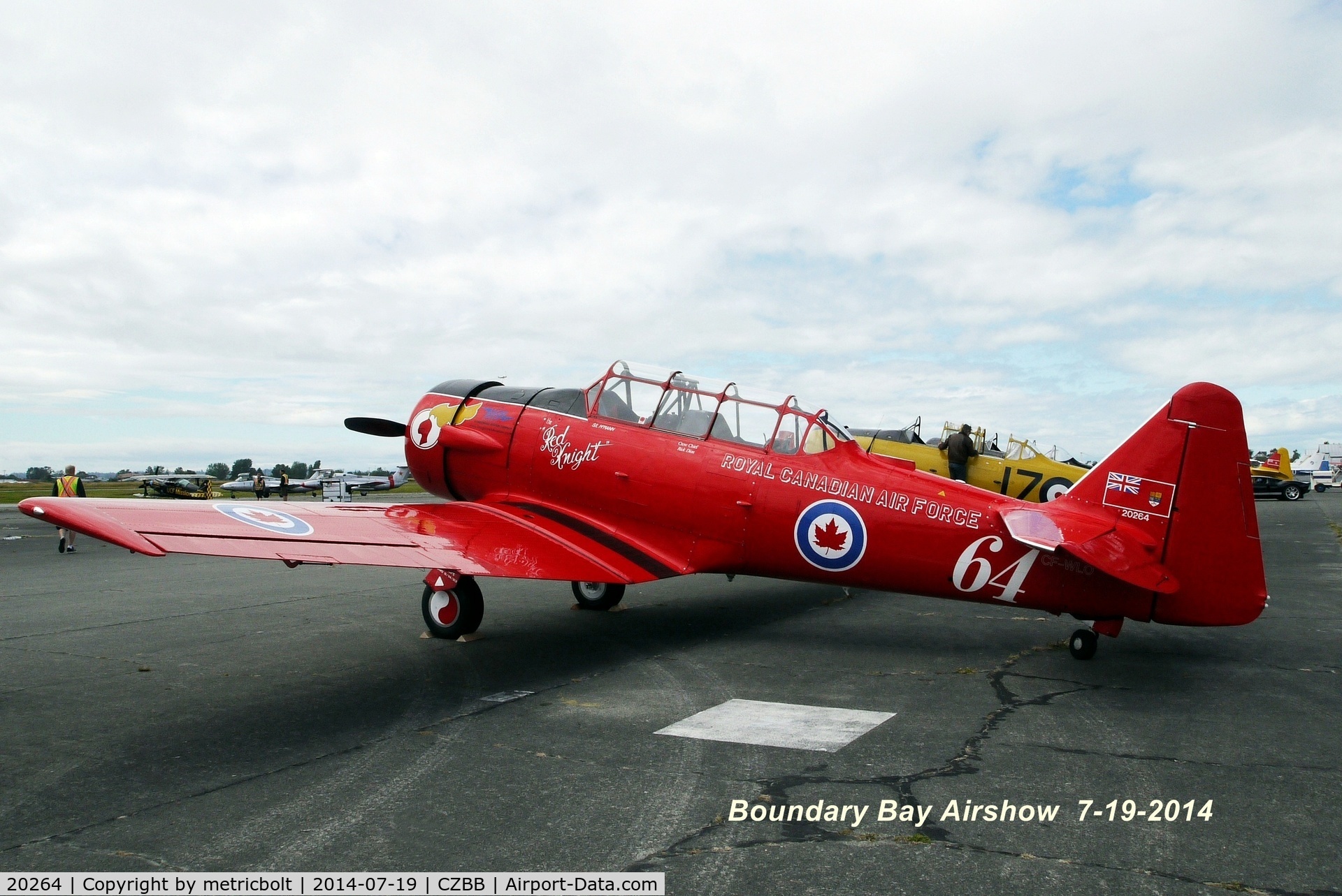 20264, Canadian Car & Foundry T-6H Harvard Mk.4M C/N CCF4-65, Boundary Bay Airshow 2014