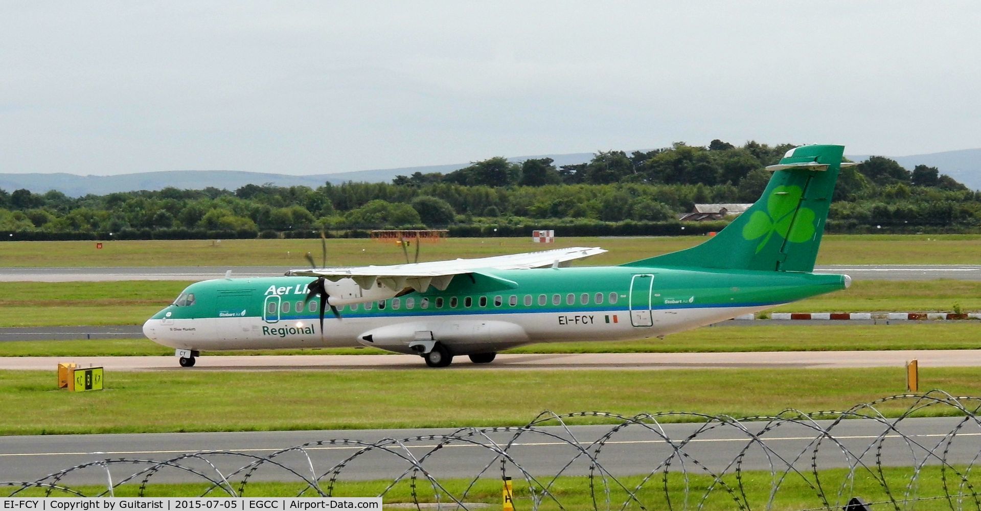 EI-FCY, 2014 ATR 72-600 (72-212A) C/N 1139, At Manchester