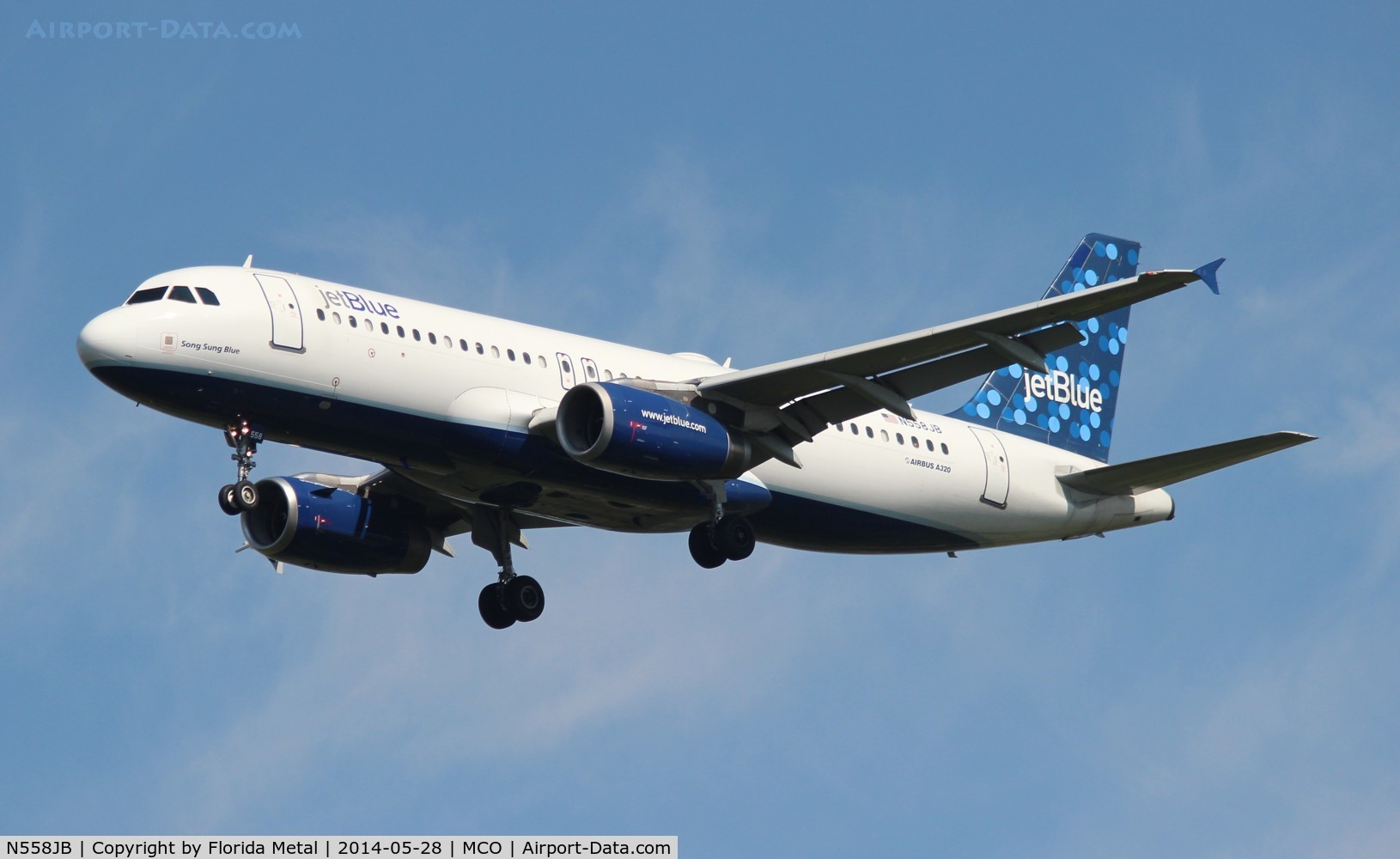 N558JB, 2003 Airbus A320-232 C/N 1915, Jet Blue