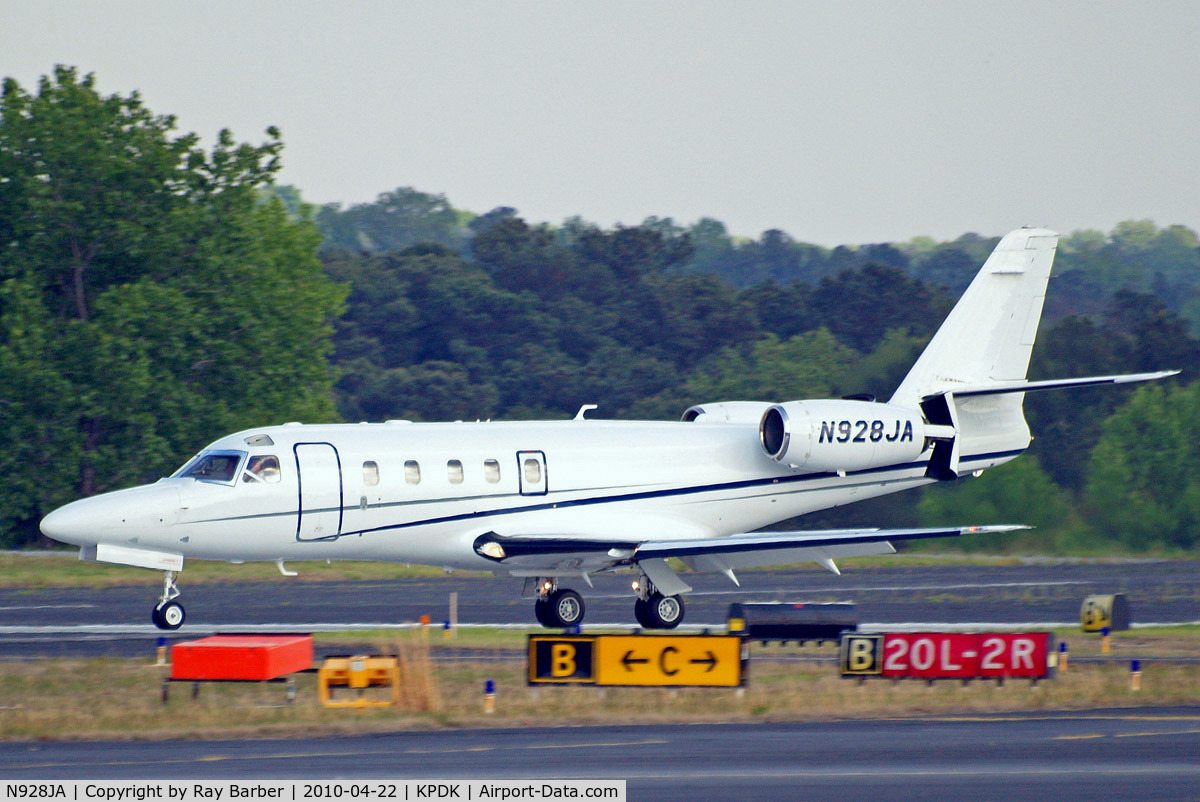 N928JA, 1995 Israel Aircraft Industries IAI-1125 Westwind Astra C/N 0075, I.A.I. 1125SP Astra [075] Atlanta-Dekalb Peachtree~N 22/04/2010