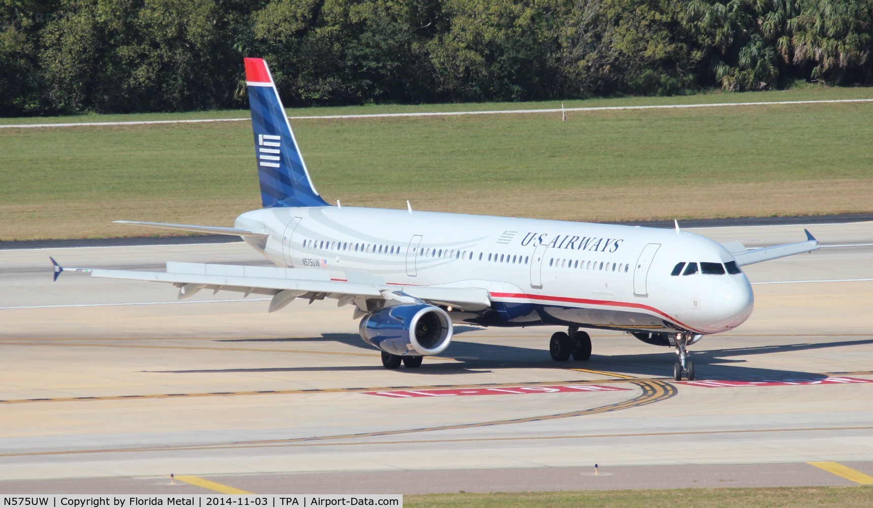 N575UW, 2014 Airbus A321-231 C/N 5980, USAirways