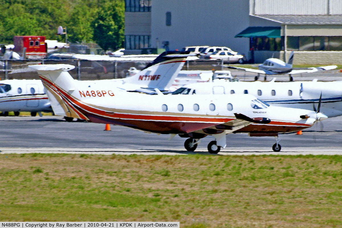 N488PG, 2008 Pilatus PC-12/47E C/N 1053, Pilatus PC-12/47E [1053] Atlanta-Dekalb Peachtree~N 21/04/2010