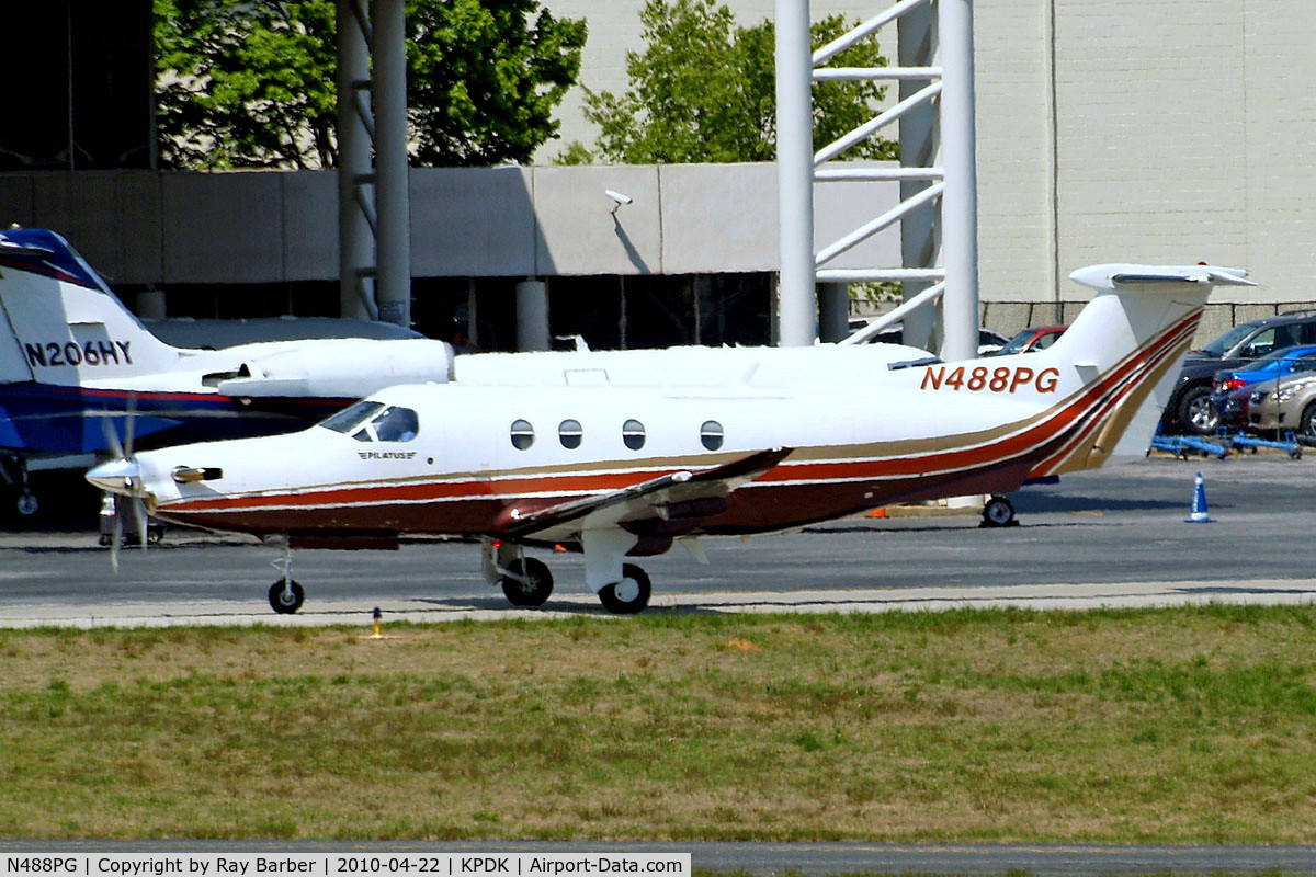 N488PG, 2008 Pilatus PC-12/47E C/N 1053, Pilatus PC-12/47E [1053] Atlanta-Dekalb Peachtree~N 22/04/2010