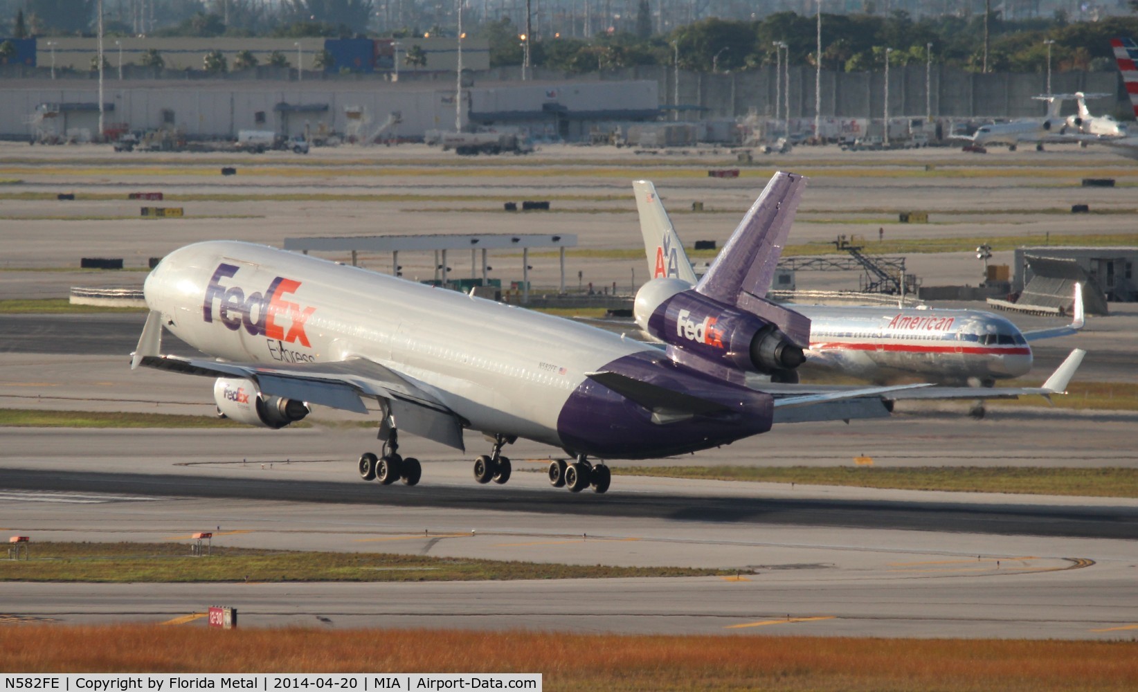 N582FE, 1991 McDonnell Douglas MD-11F C/N 48420, Fed Ex