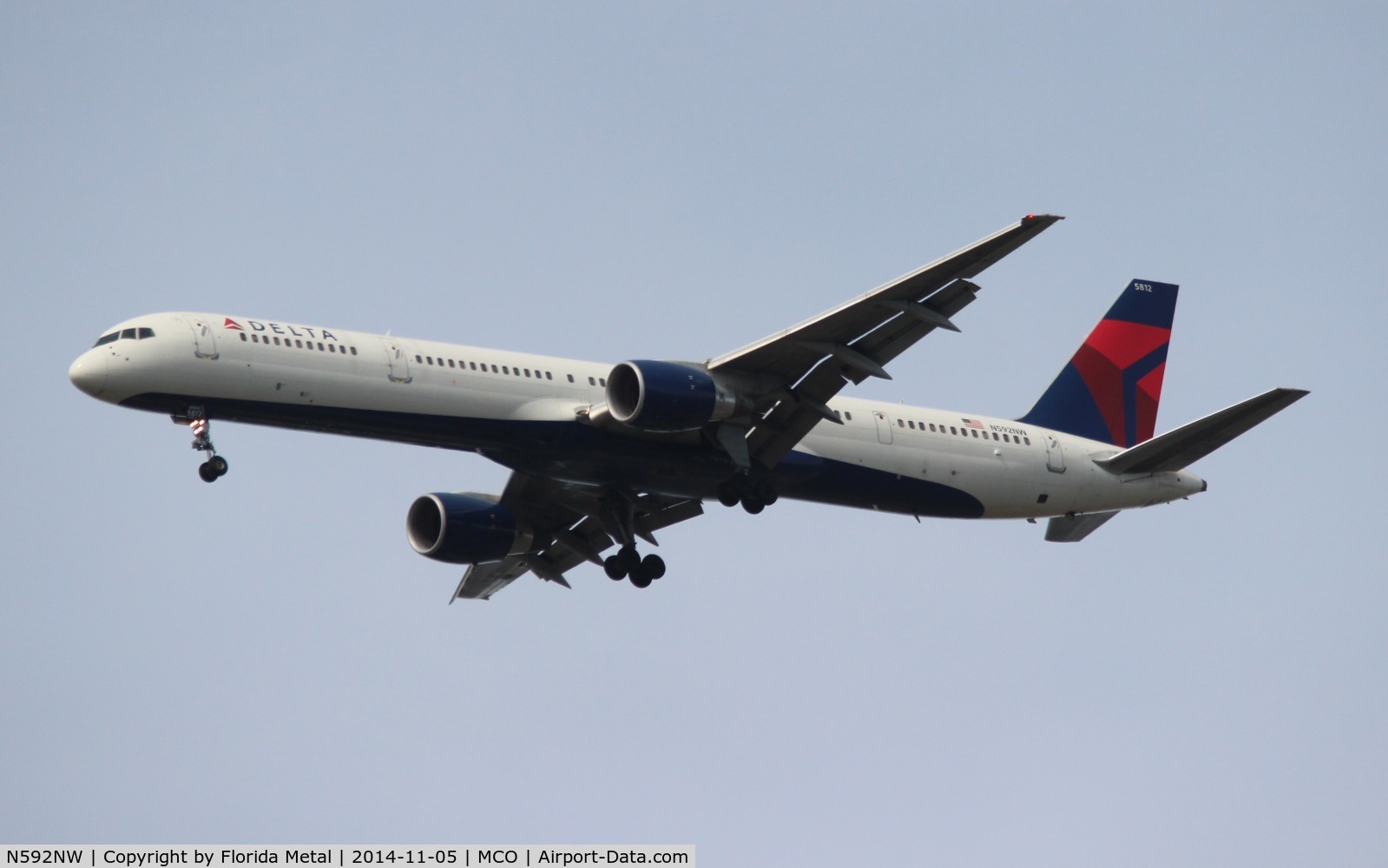 N592NW, 2003 Boeing 757-351 C/N 32992, Delta