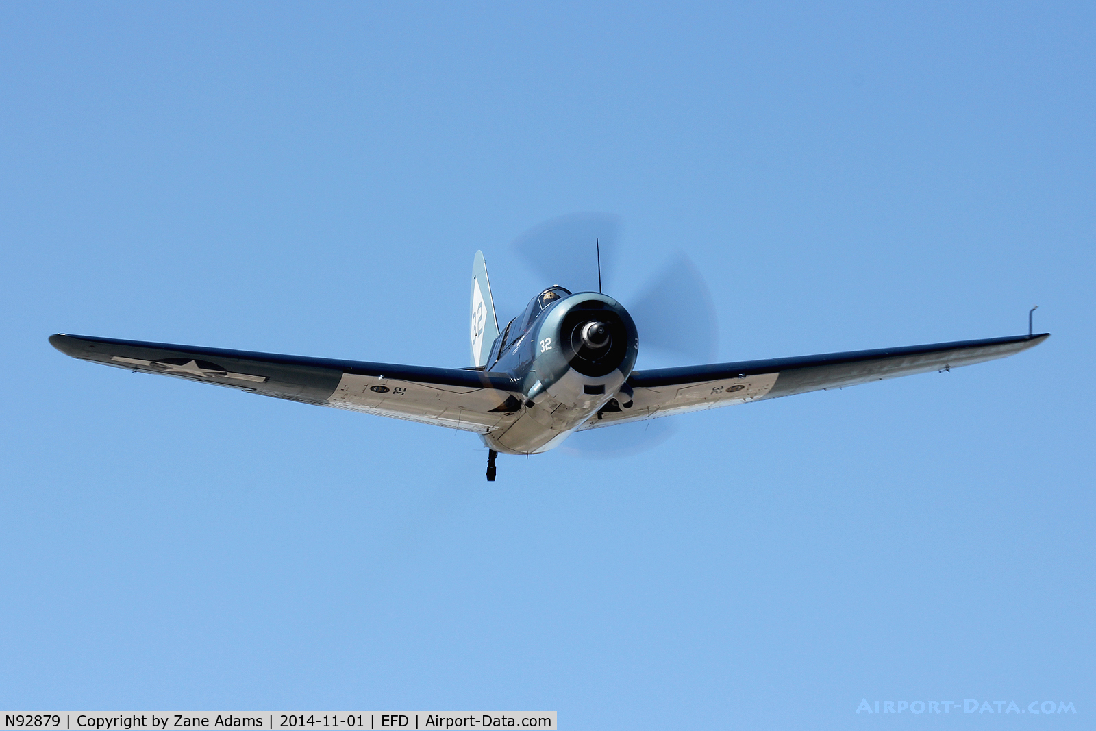 N92879, 1944 Curtiss SB2C-5 Helldiver C/N 83725, At the 2014 Wings Over Houston Airshow