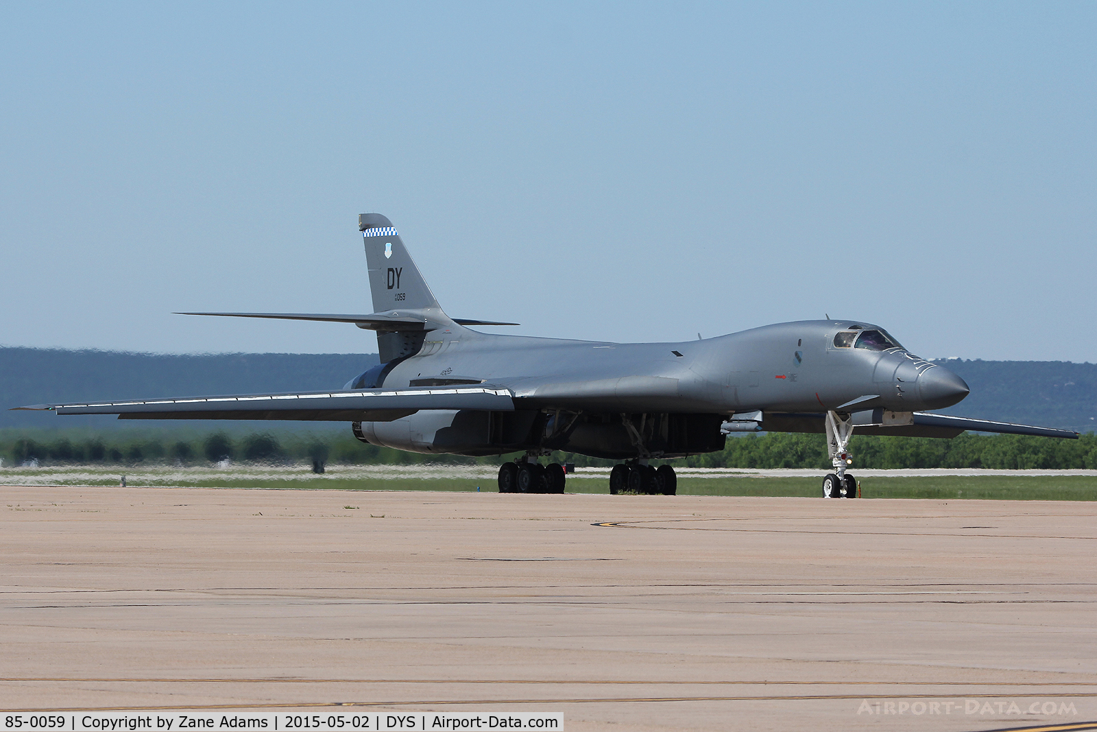 85-0059, 1985 Rockwell B-1B Lancer C/N 19, At the 2015 Big Country Airshow, Dyess AFB, TX