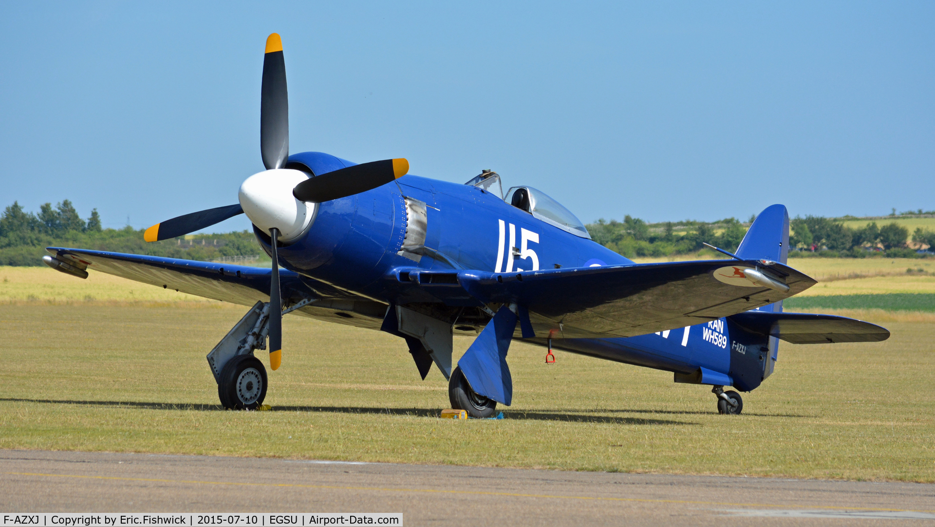 F-AZXJ, 1949 Hawker Sea Fury FB.11 C/N 37733, 3. WH589