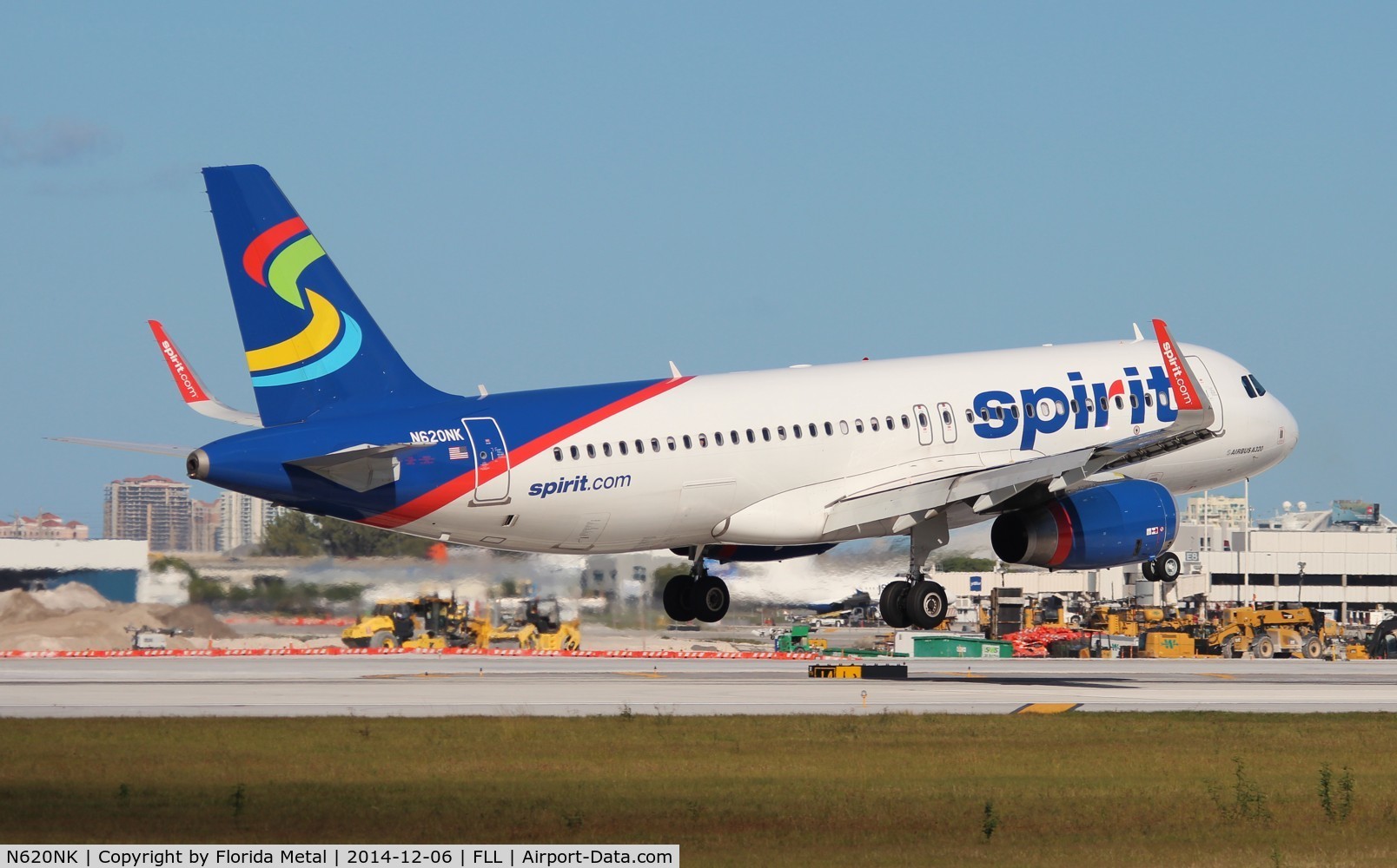 N620NK, 2013 Airbus A320-232 C/N 5624, Spirit