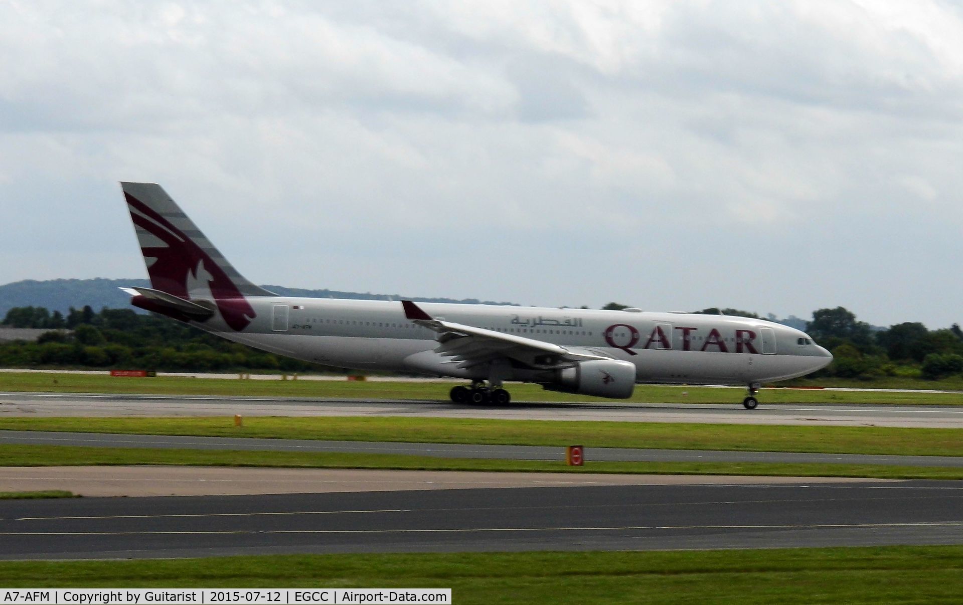 A7-AFM, 2004 Airbus A330-203 C/N 616, At Manchester