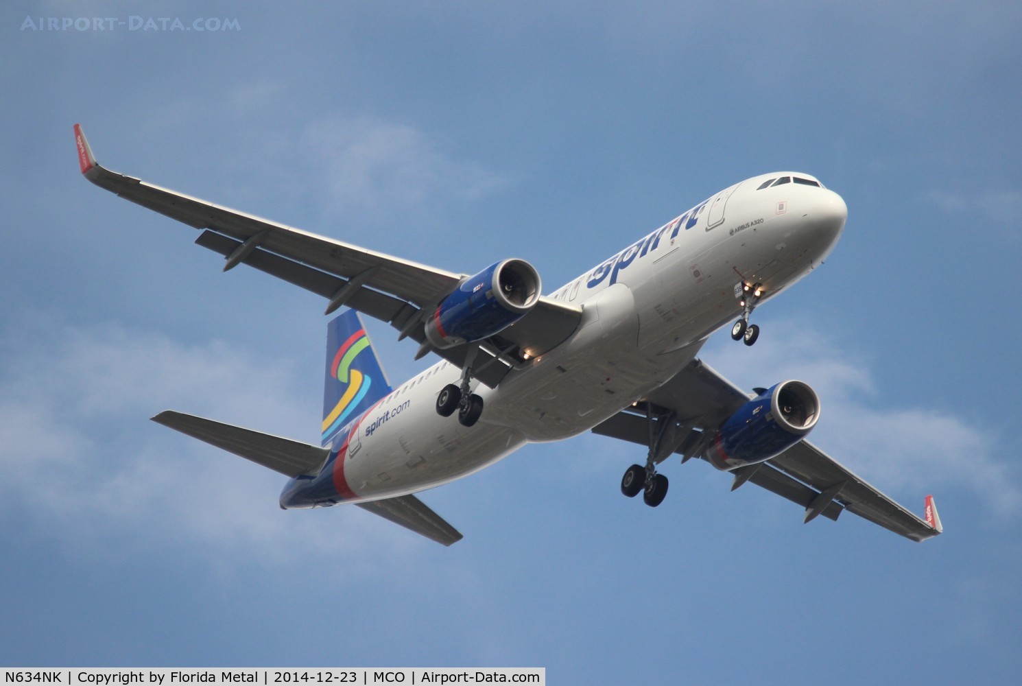 N634NK, 2014 Airbus A320-232 C/N 6370, Spirit