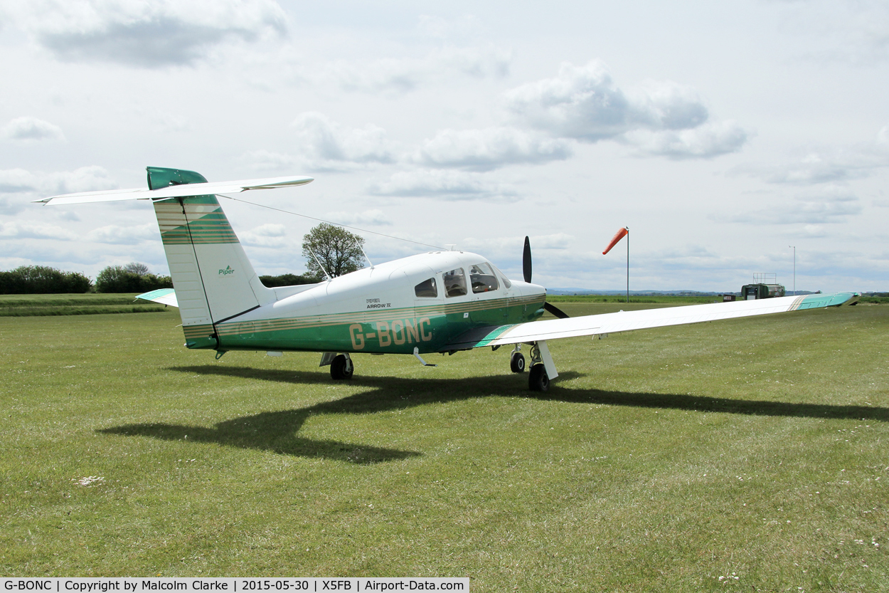 G-BONC, 1979 Piper PA-28RT-201 Arrow IV C/N 28R-7918007, Piper PA-28RT-201 Arrow IV at Fishburn Airfield, May 30th 2015.