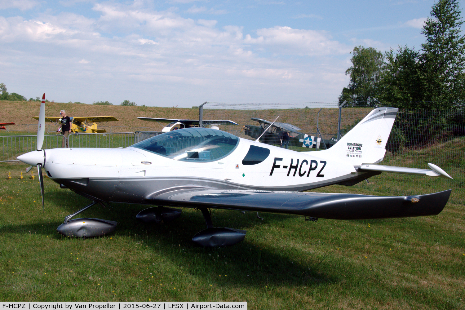 F-HCPZ, 2013 Czech Sport PS-28 Cruiser C/N C0489, Czech Sport PS-28 Cruiser parked at Luxeuil Air Base, France, for the 2015 Air Meeting.