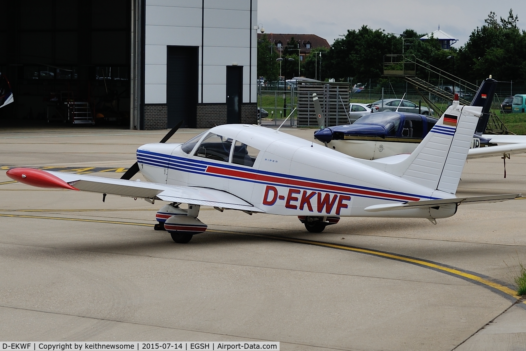 D-EKWF, Piper PA-28-10 C/N 28-7225456, Nice Visitor.
