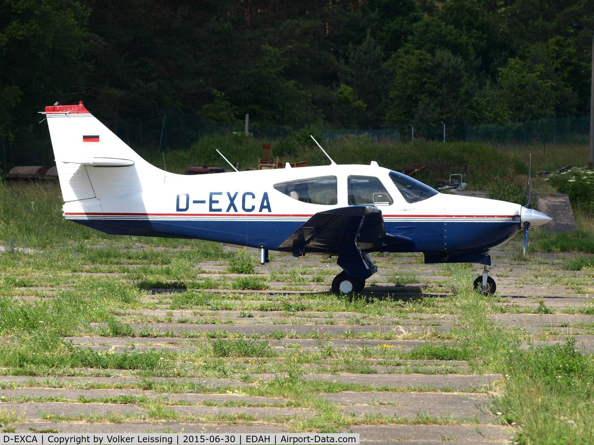 D-EXCA, 1992 Rockwell Commander 114B C/N 14557, parking