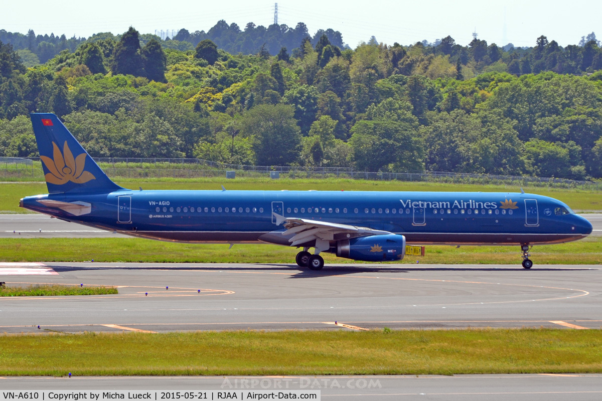 VN-A610, 2014 Airbus A321-231 C/N 5994, At Narita