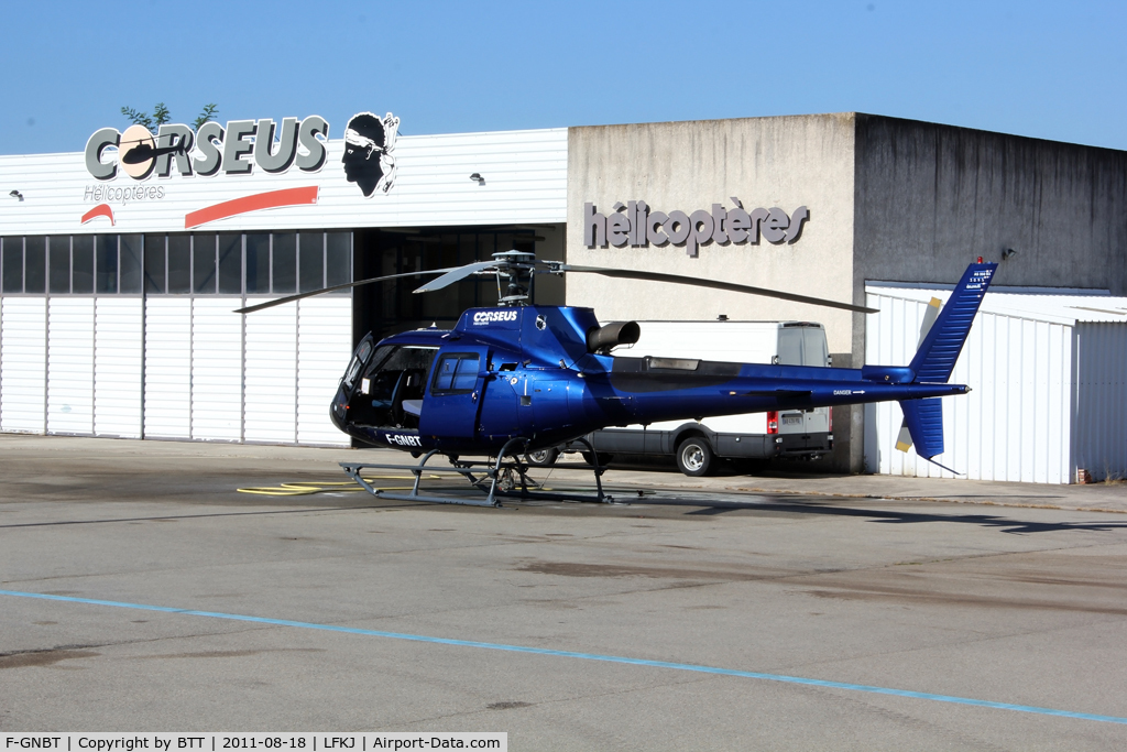 F-GNBT, Eurocopter AS-350B-3 Ecureuil Ecureuil C/N 3095, AS350B3 at Corseus Helicopters home base