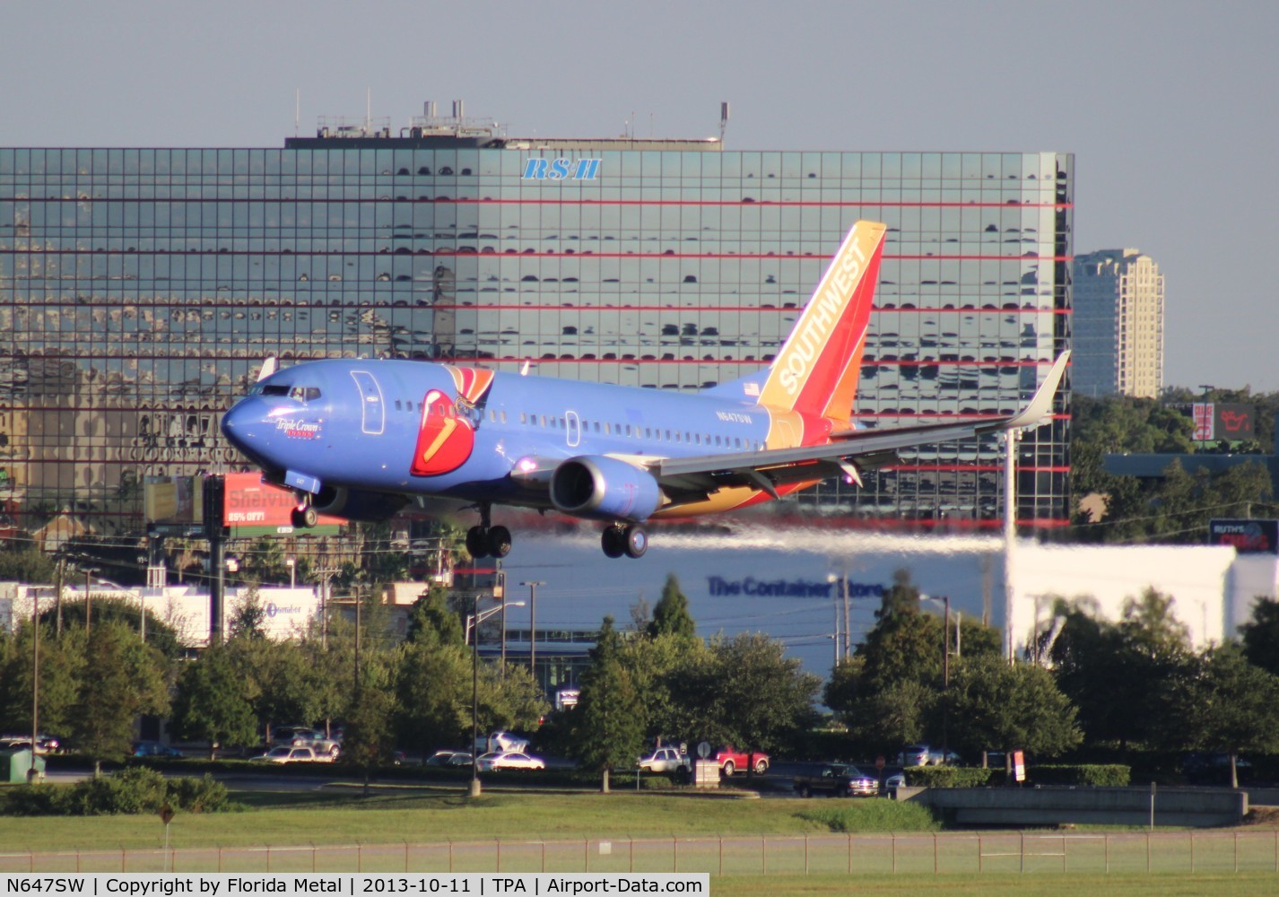 N647SW, 1997 Boeing 737-3H4 C/N 27717, Triple Crown One Southwest