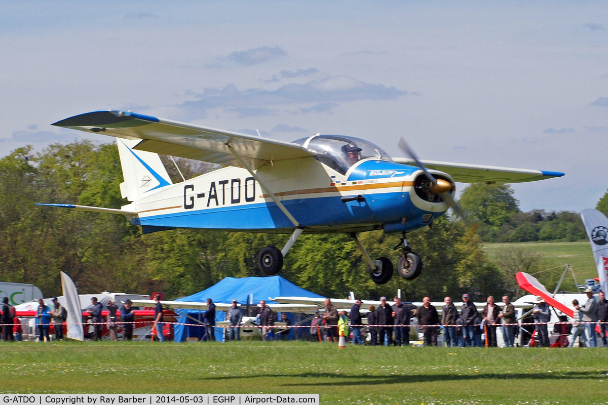 G-ATDO, 1965 Bolkow Bo-208C Junior C/N 576, Bolkow Bo.208C Junior [576] Popham~G 03/05/2014