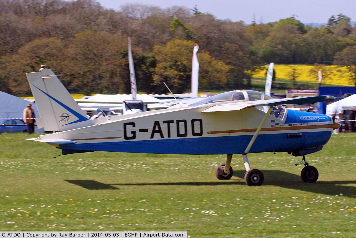 G-ATDO, 1965 Bolkow Bo-208C Junior C/N 576, Bolkow Bo.208C Junior [576] Popham~G 03/05/2014