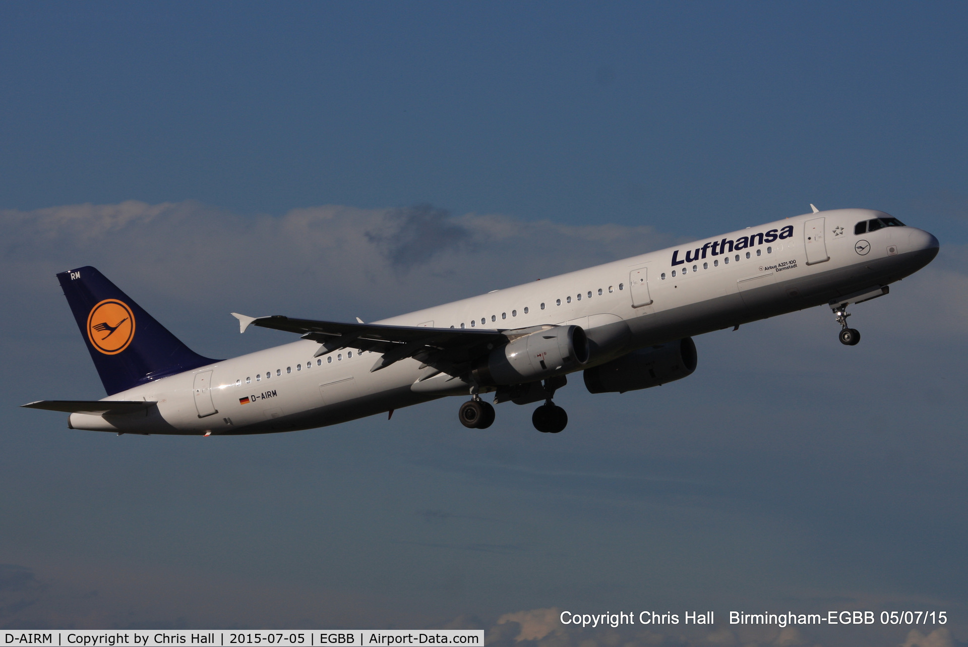 D-AIRM, 1994 Airbus A321-131 C/N 0518, Lufthansa