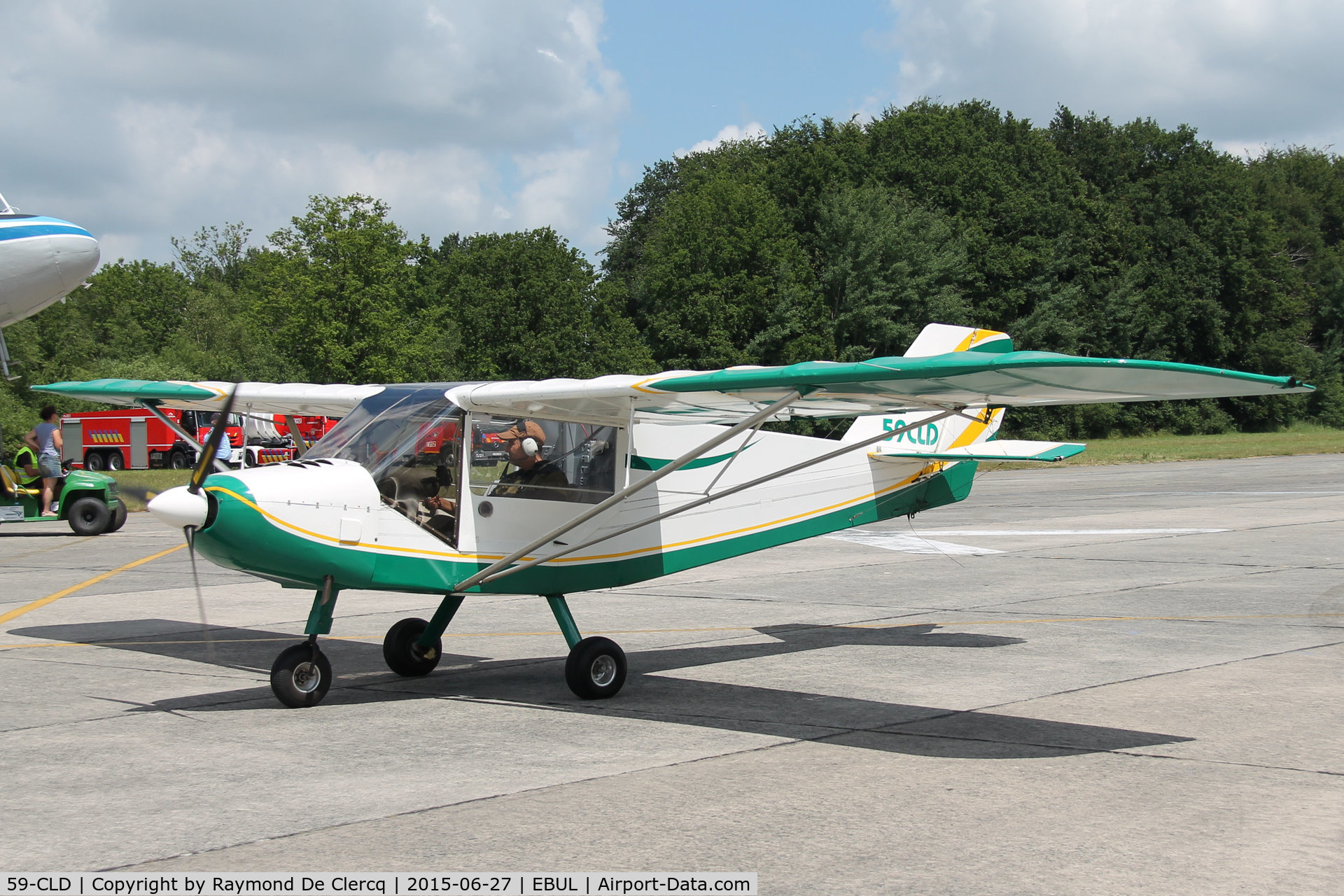 59-CLD, Rans S-6ES Coyote II C/N not found 59-CLD, Arriving at Ursel Avia 2015.
