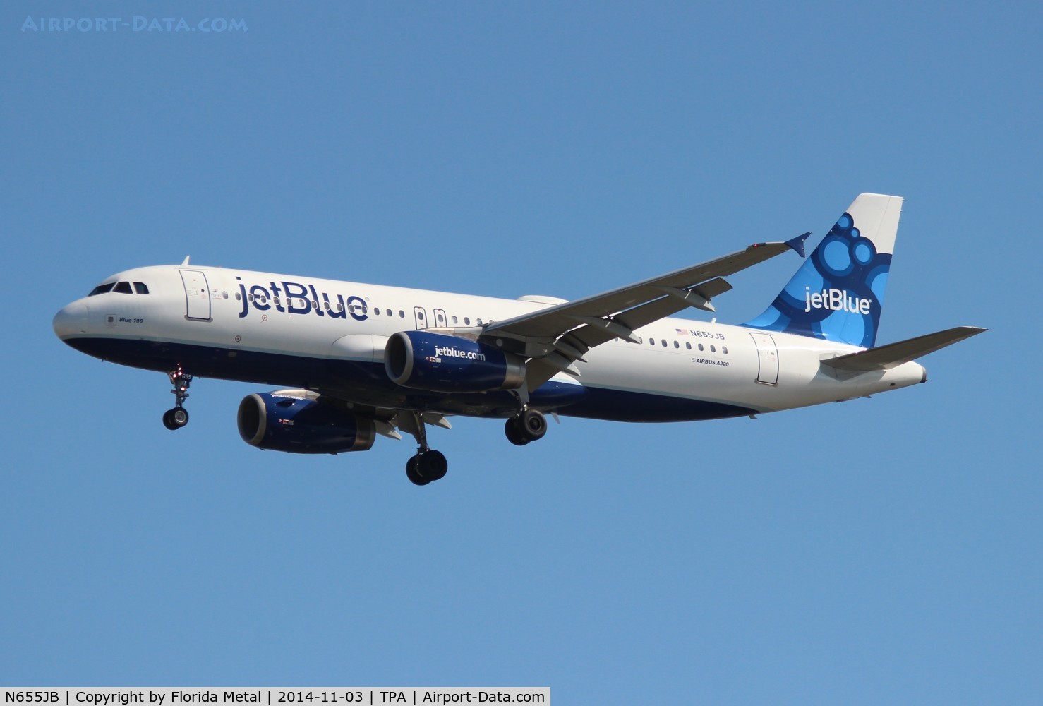 N655JB, 2007 Airbus A320-232 C/N 3072, Jet Blue