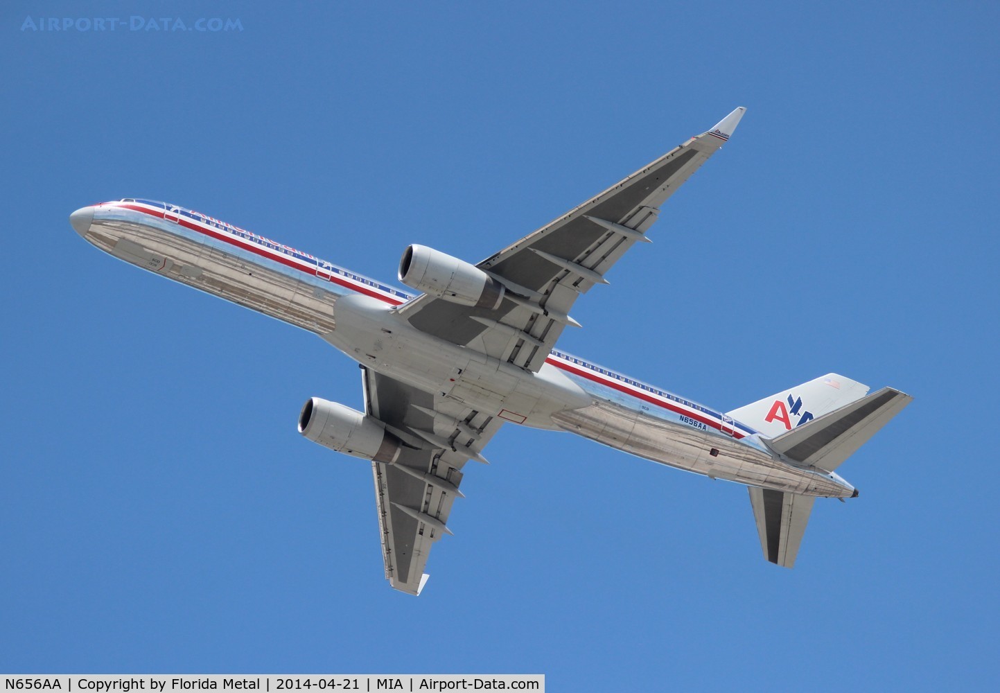 N656AA, 1991 Boeing 757-223 C/N 24614, American
