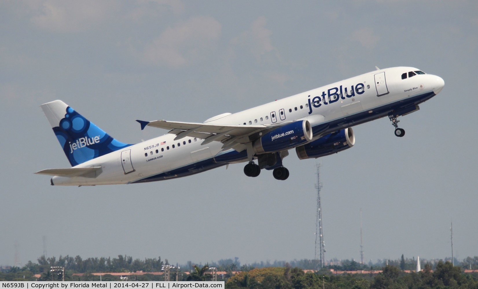 N659JB, 2007 Airbus A320-232 C/N 3190, Jet Blue