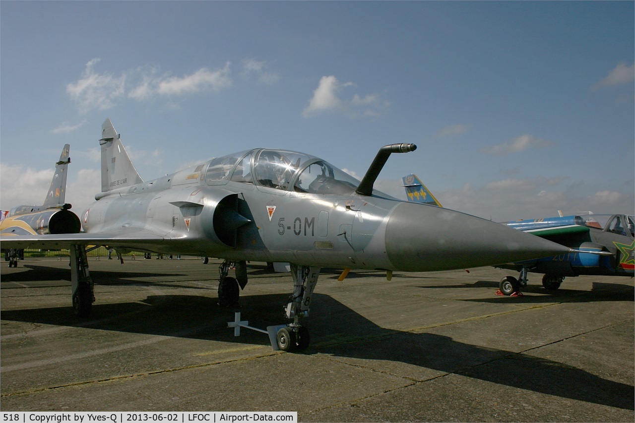 518, Dassault Mirage 2000B C/N 218, Dassault Mirage 2000B, Châteaudun Air Base 279 (LFOC) Open day 2013