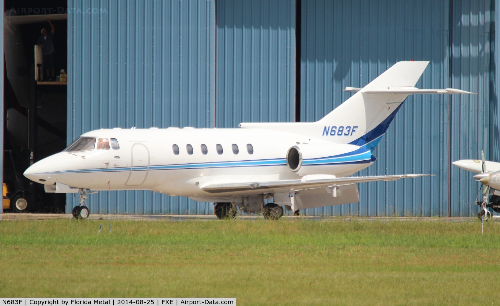 N683F, British Aerospace BAe.125 Series 800A C/N 258113, Hawker 800A