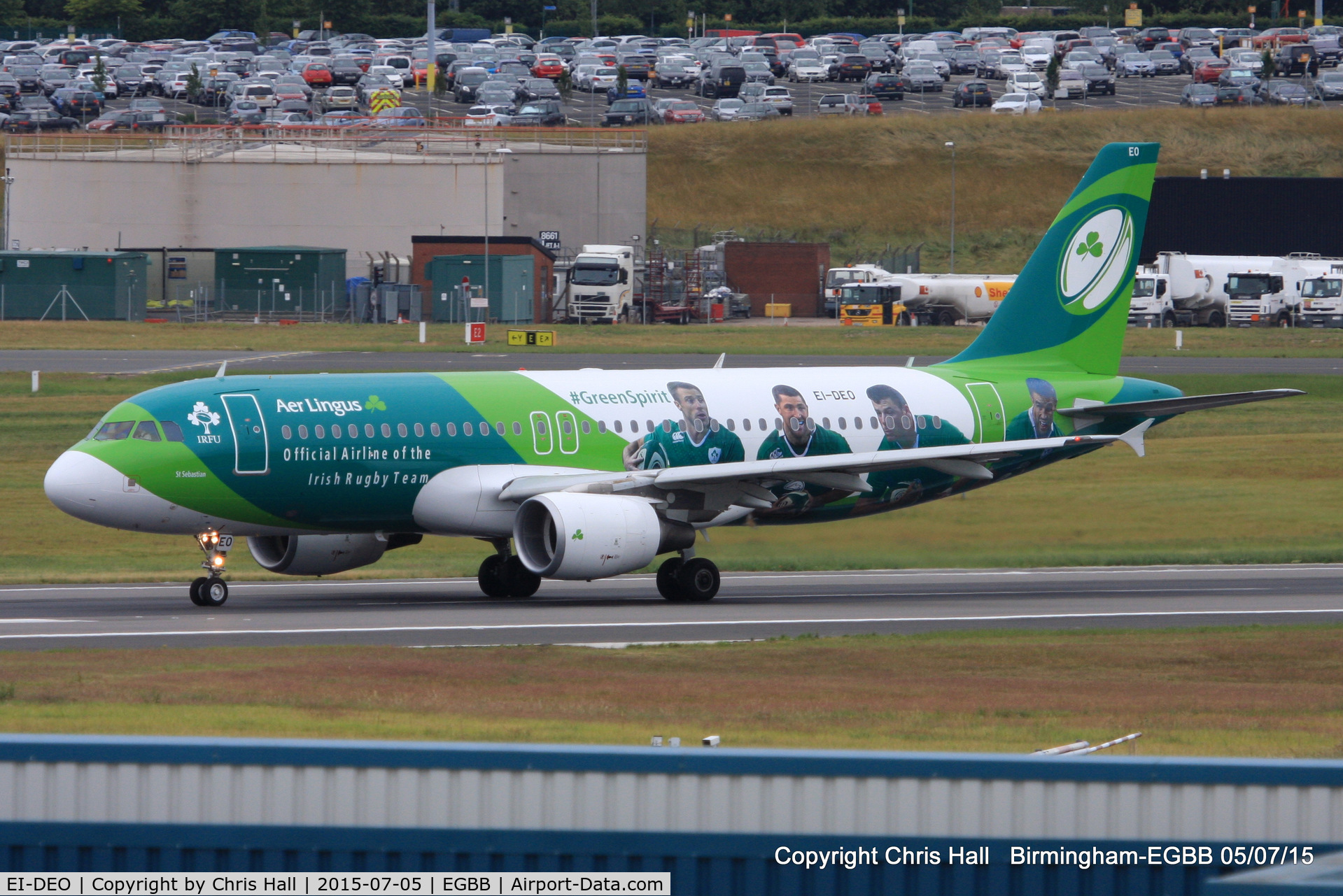 EI-DEO, 2005 Airbus A320-214 C/N 2486, Aer Lingus Rugby scheme