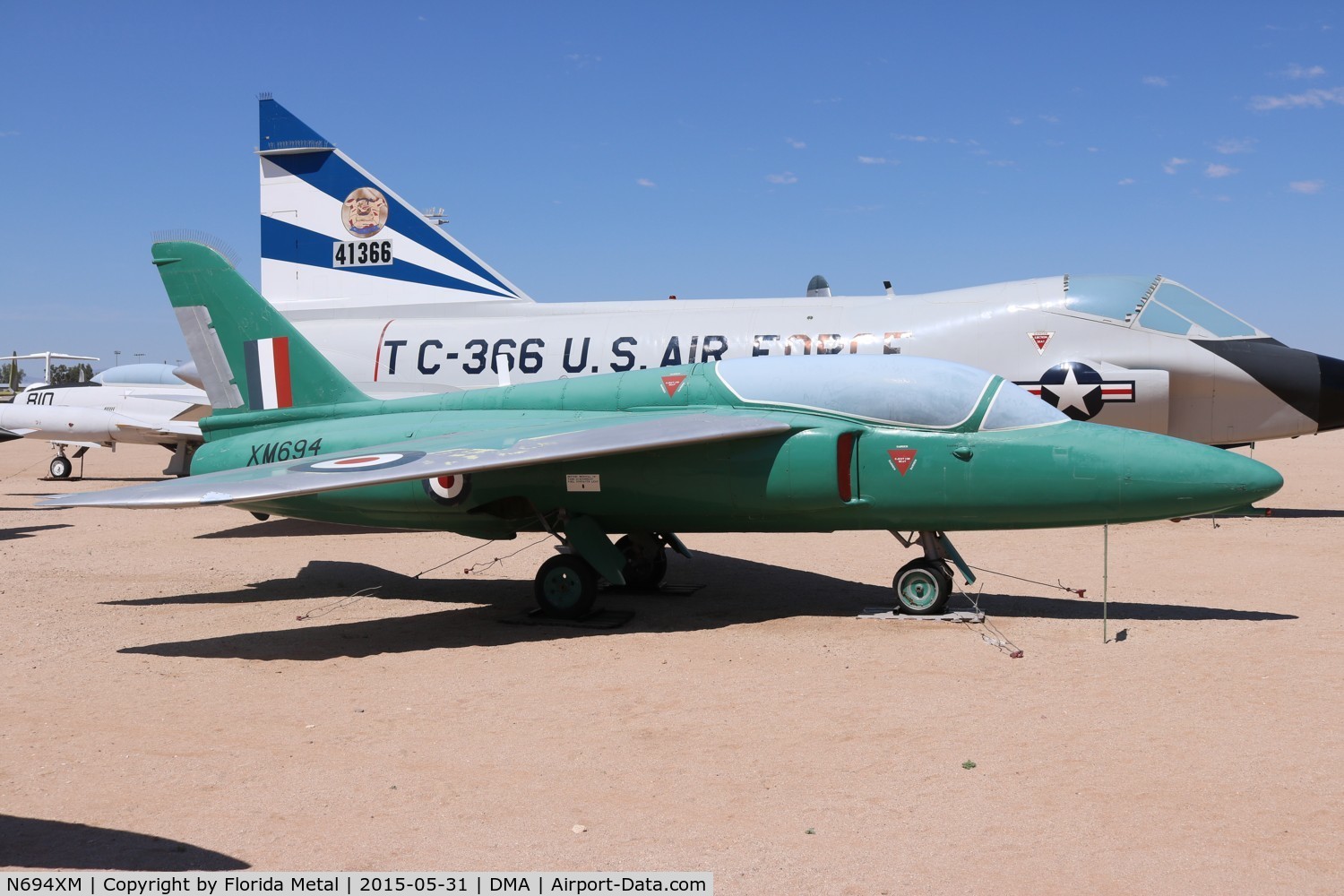 N694XM, 1960 Folland Gnat T.1 C/N FL504, Hawker Siddeley Gnat