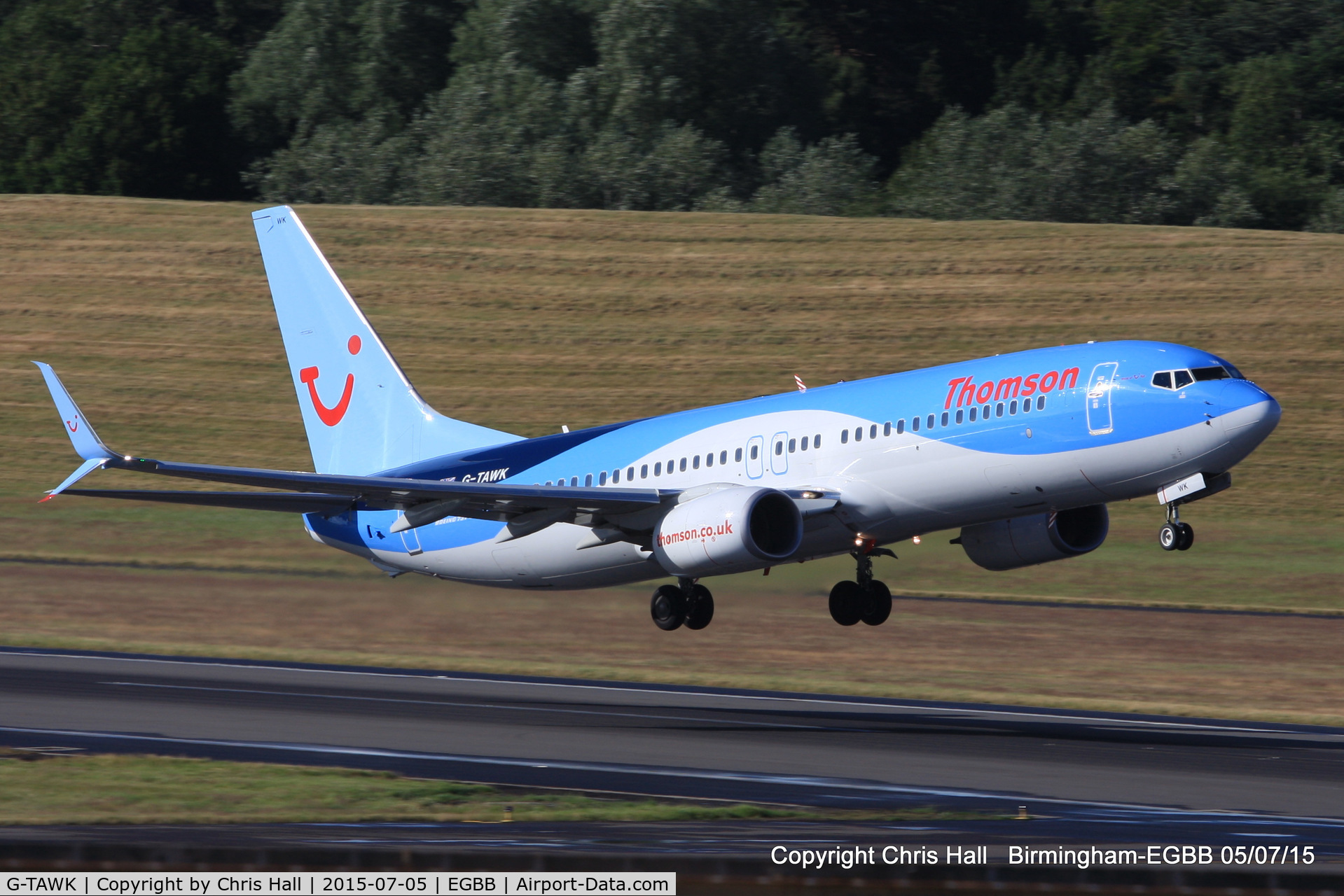 G-TAWK, 2012 Boeing 737-8K5 C/N 37239, Thomson