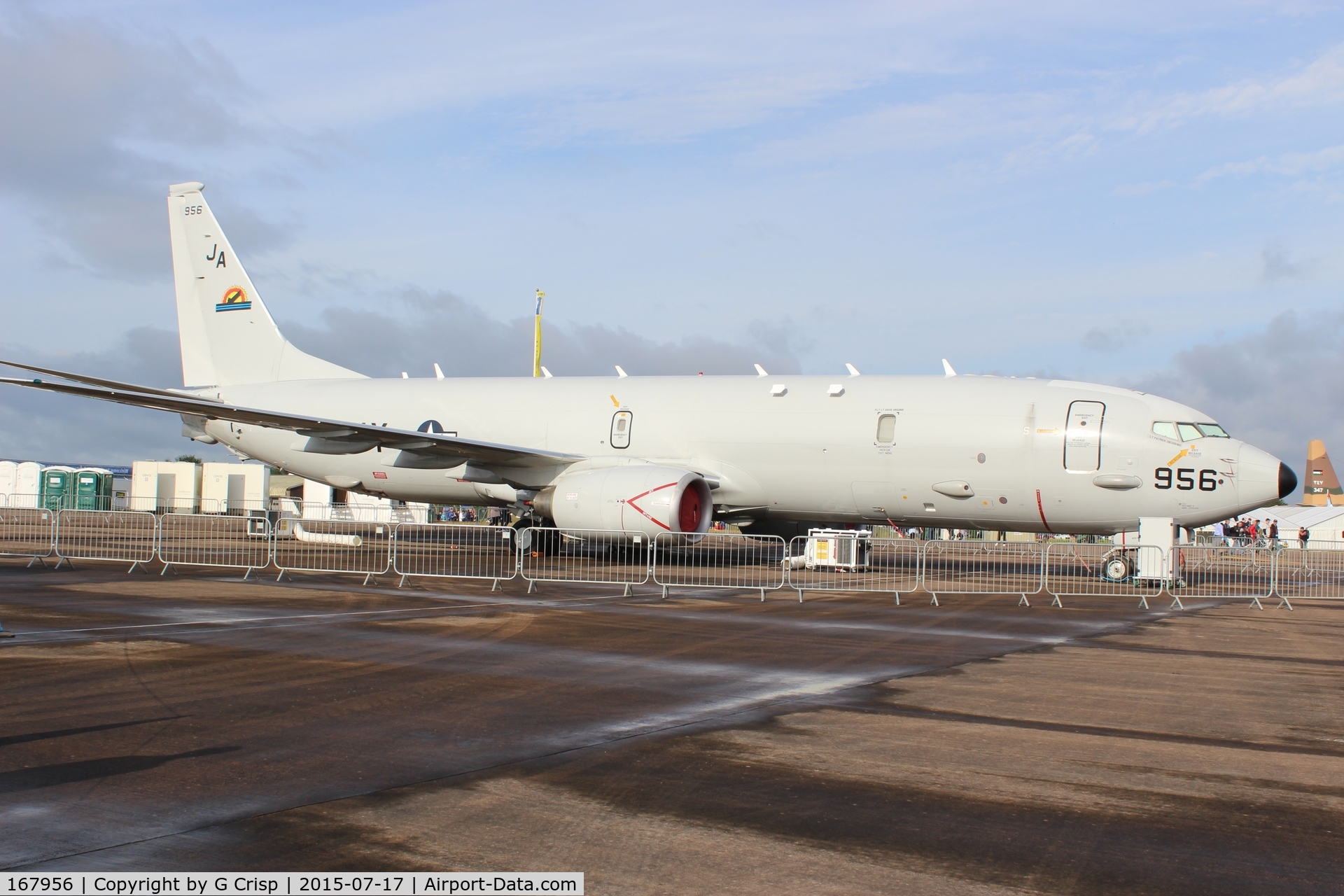 167956, 2011 Boeing P-8A Poseidon C/N 40596/3522/T6, RIAT 2015, Fairford UK