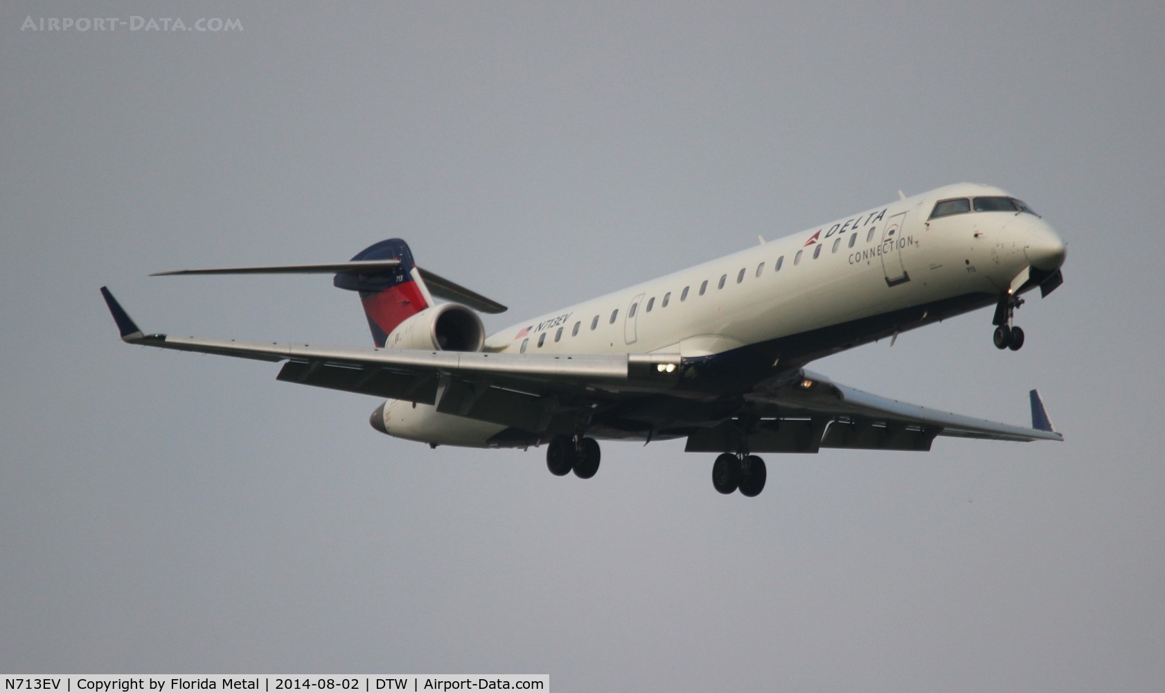 N713EV, 2003 Bombardier CRJ-701 (CL-600-2C10) Regional Jet C/N 10081, Delta Connection