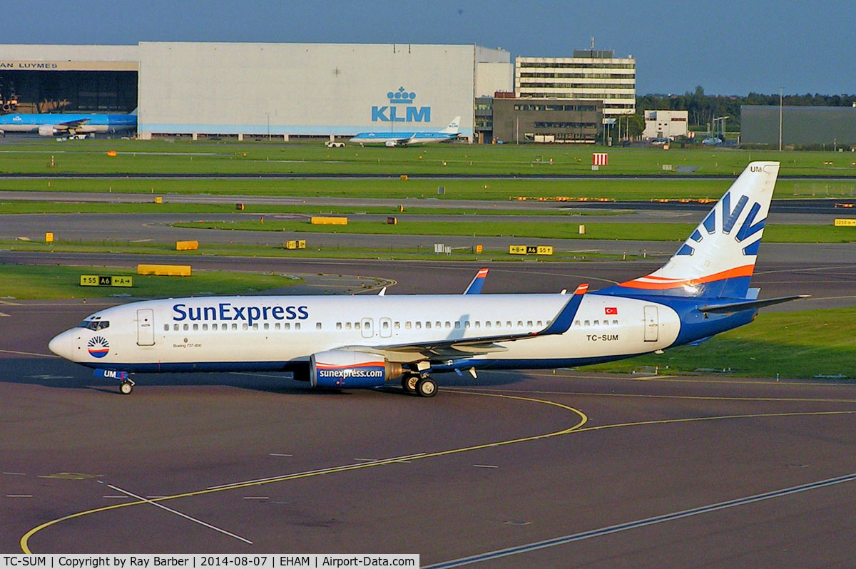 TC-SUM, 1999 Boeing 737-85F C/N 28826, Boeing 737-85F [28826] (SunExpress) Amsterdam-Schiphol~PH 07/08/2014